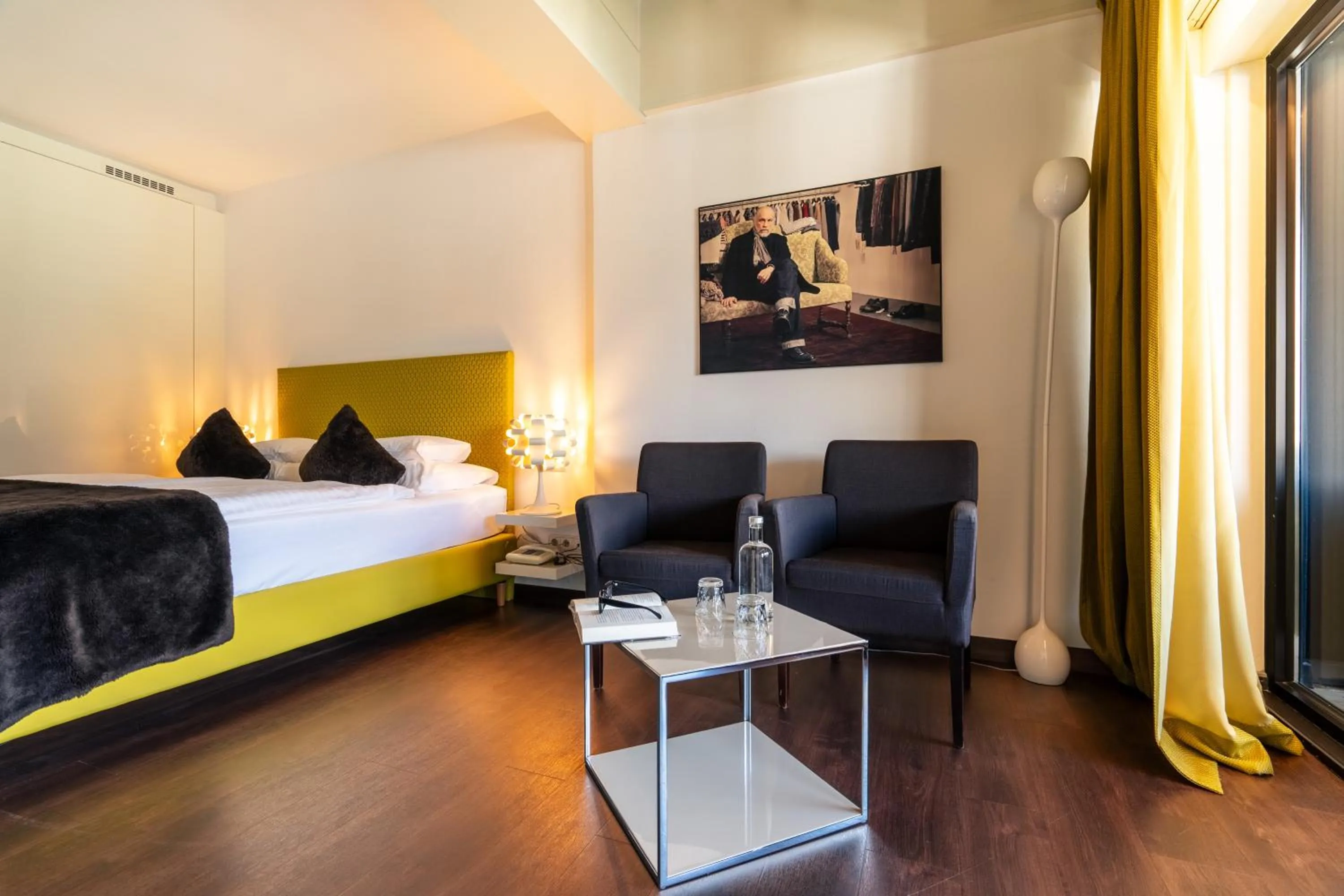 Bed in Hotel Gartner