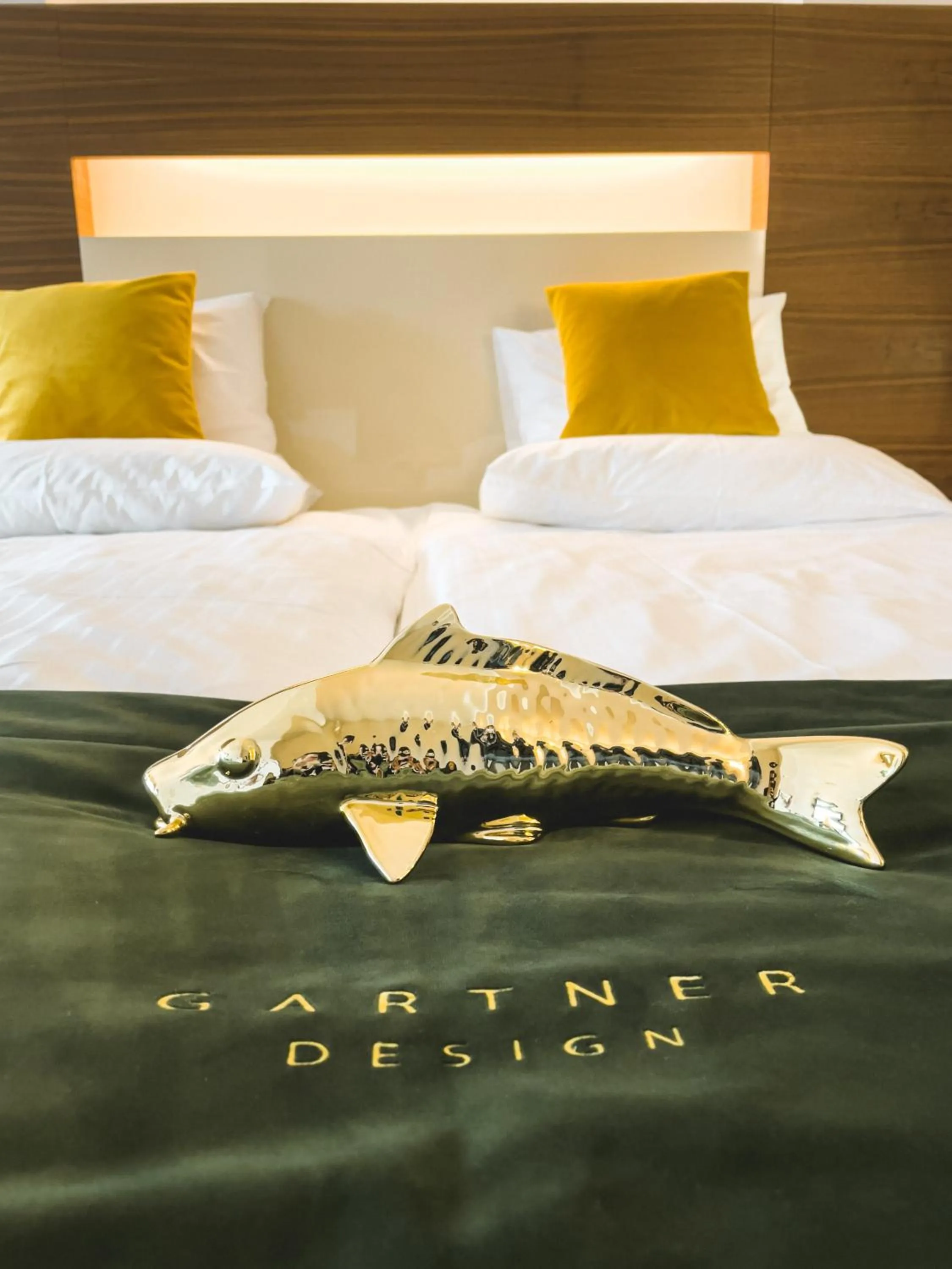 Bed in Hotel Gartner