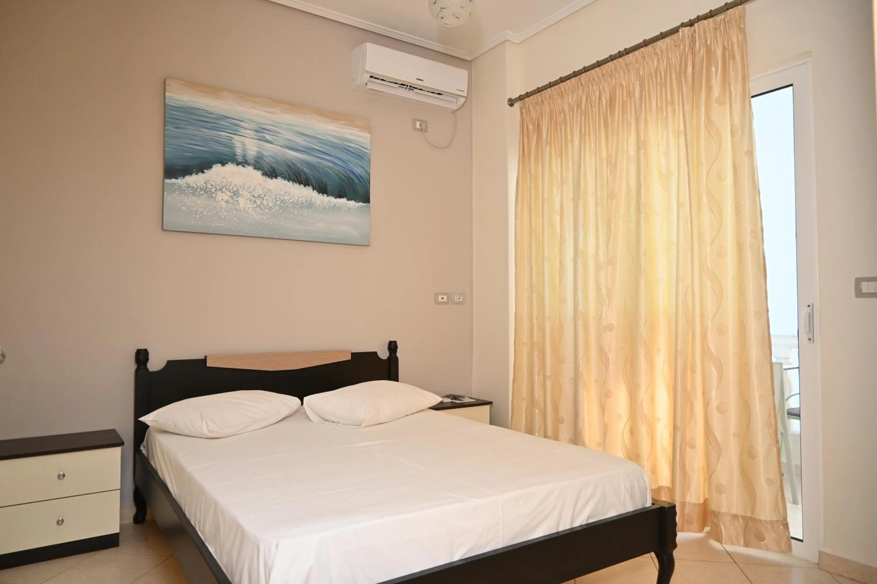 Bed in EROS HOTEL Ksamil