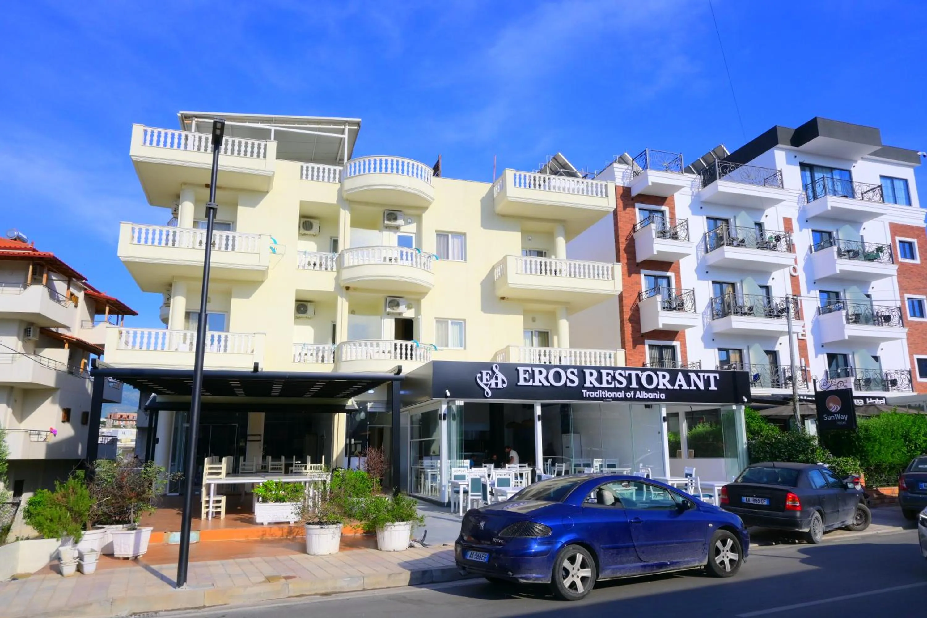 Location in EROS HOTEL Ksamil