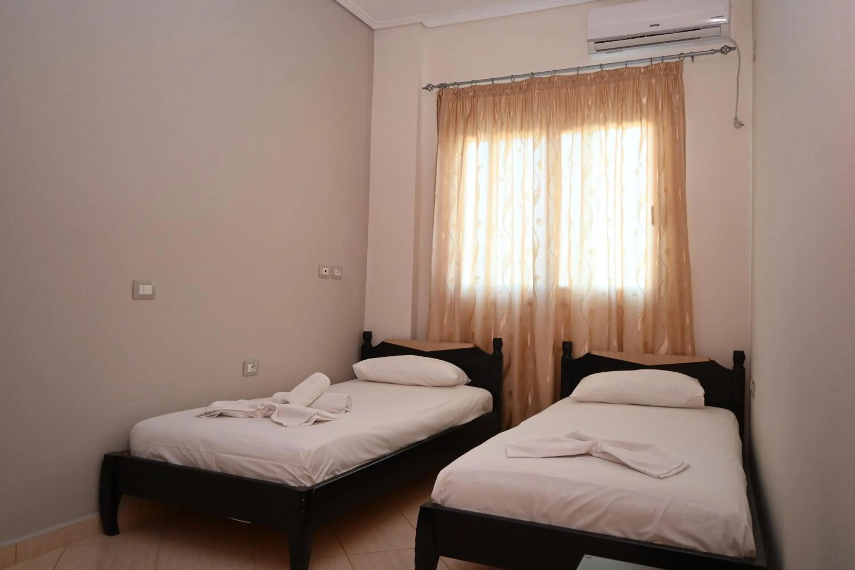 Bed in EROS HOTEL Ksamil