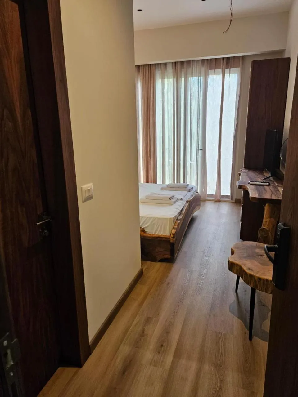 Bed in EROS HOTEL Ksamil