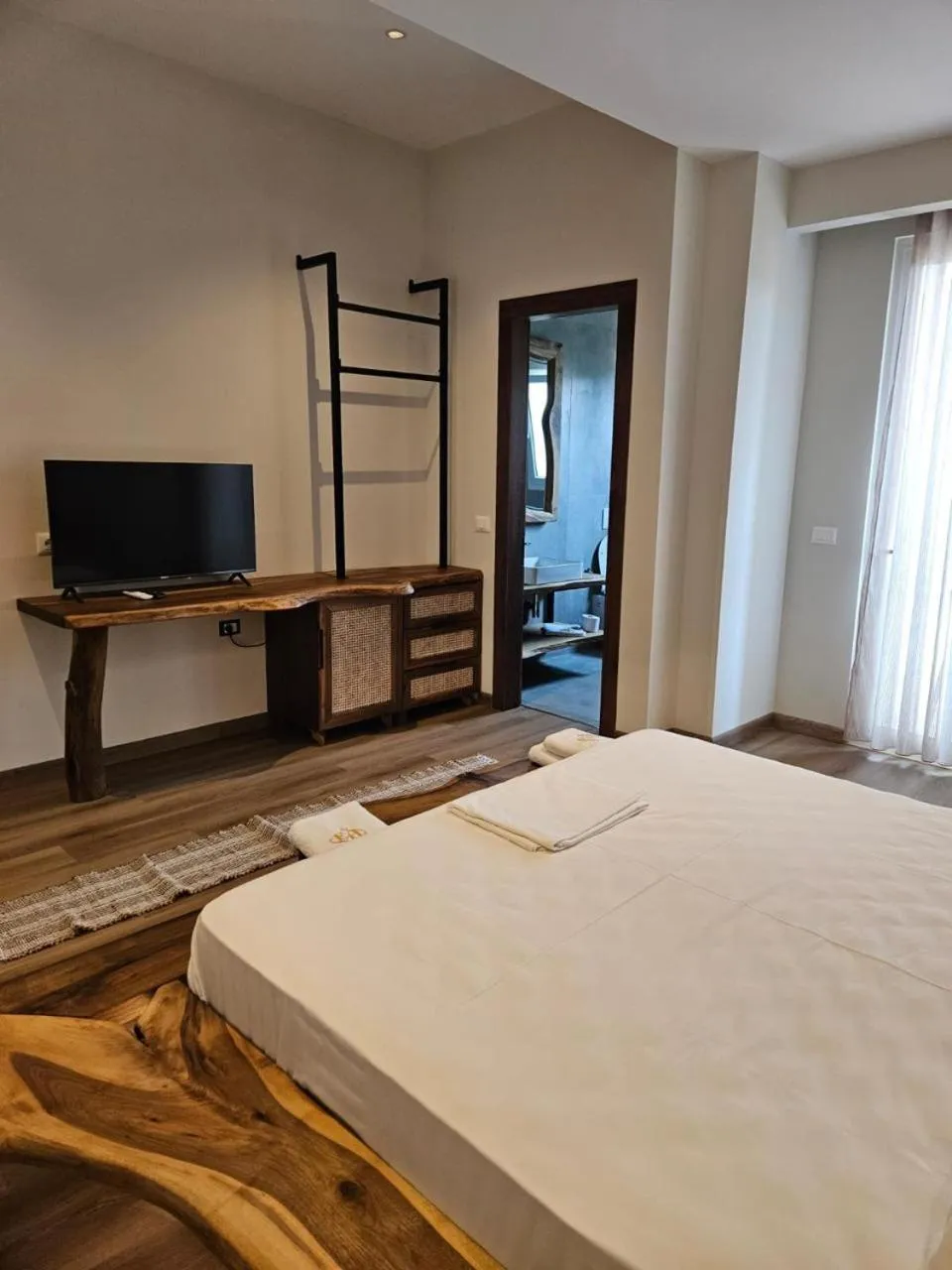 Bed in EROS HOTEL Ksamil