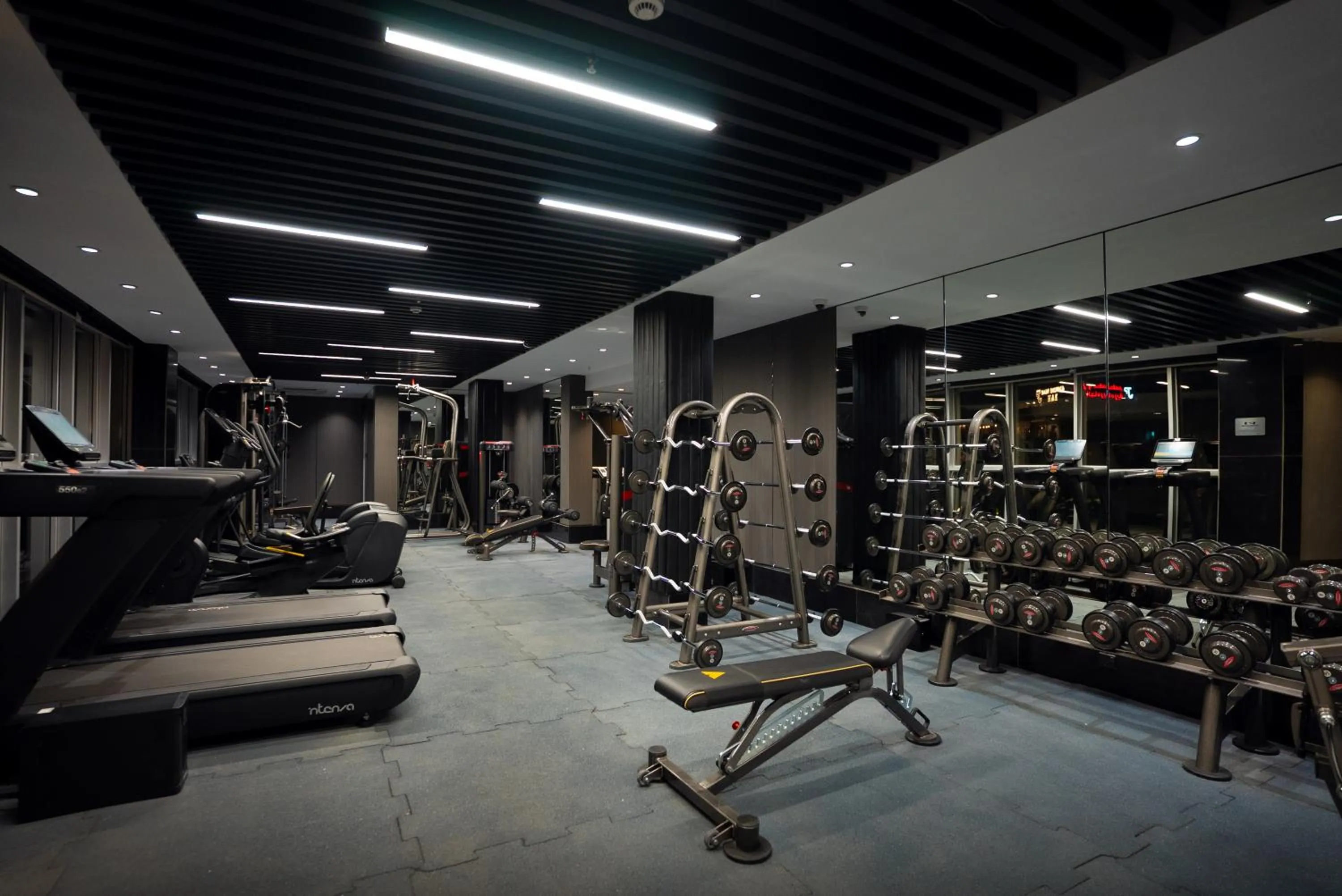 Fitness centre/facilities in The V Hotel