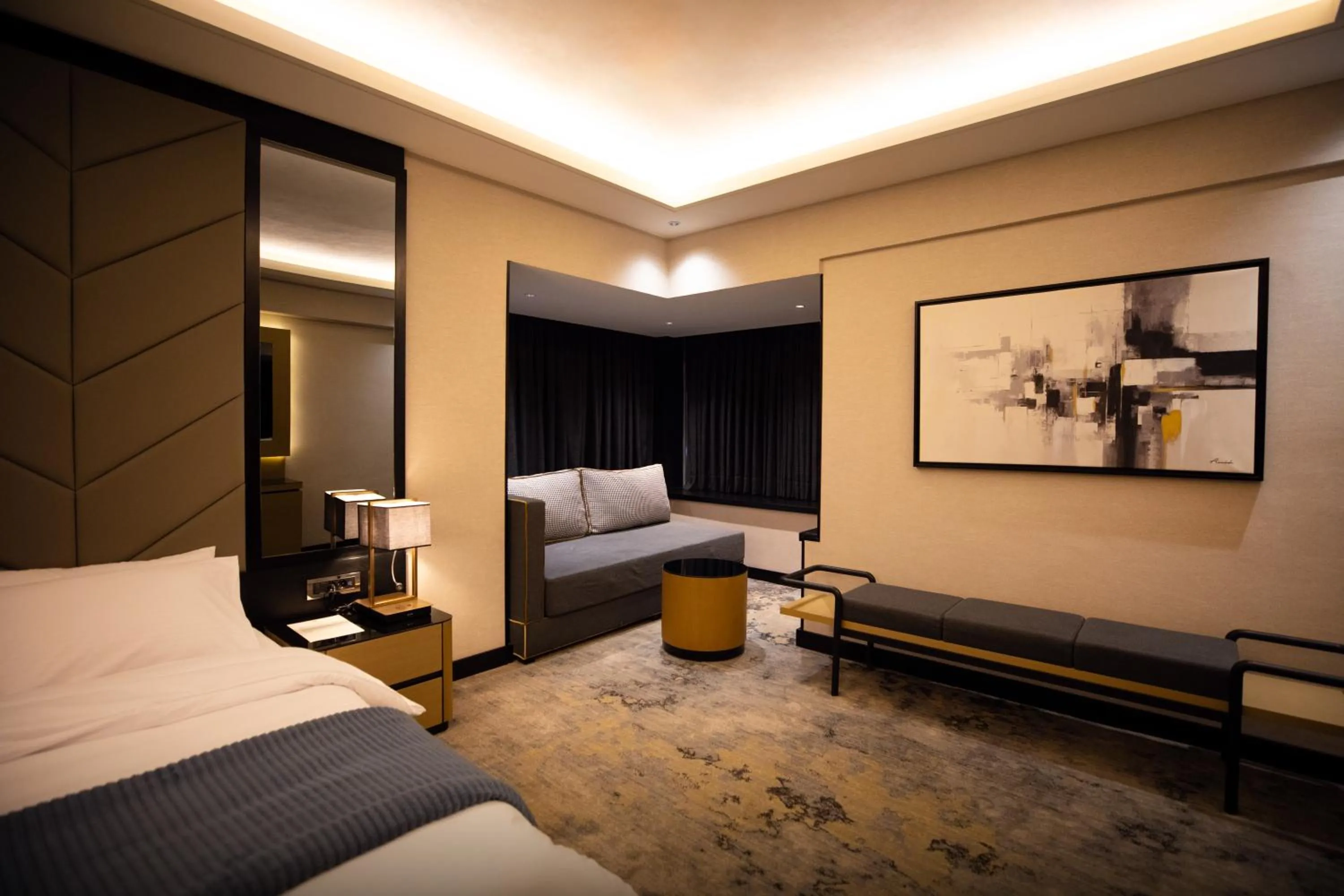 Bed in The V Hotel