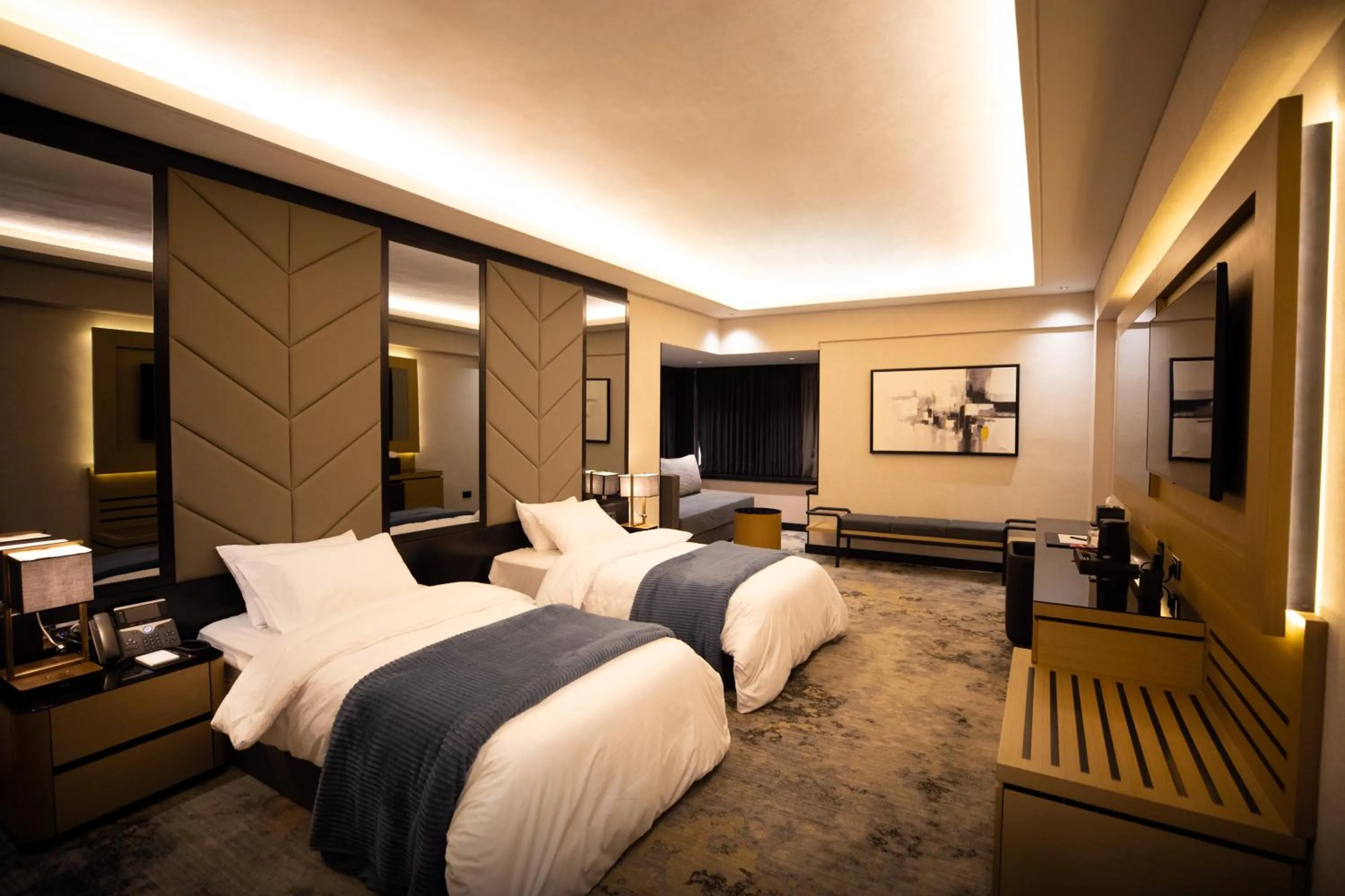 Guests, Bed in The V Hotel
