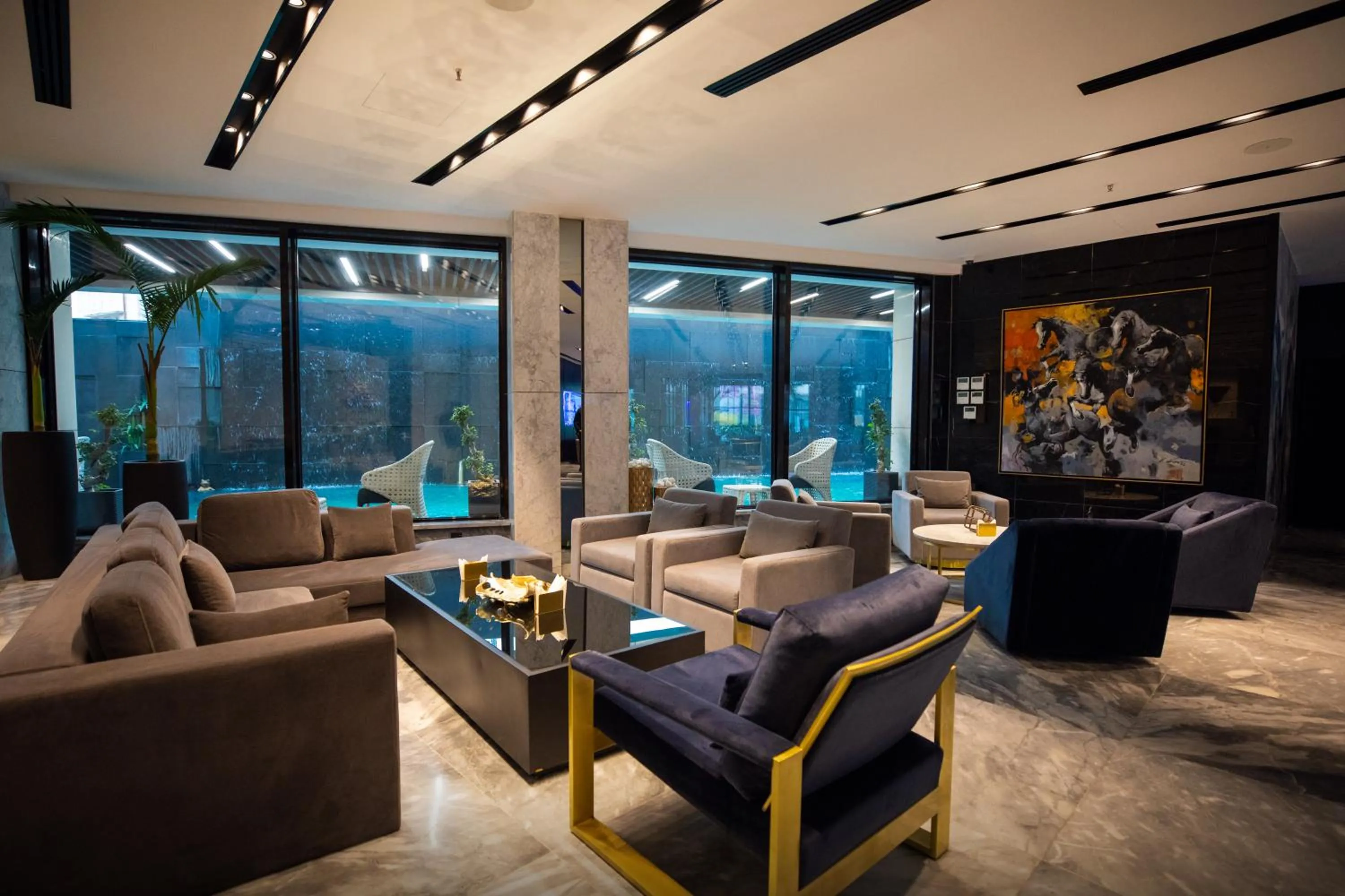 Lobby or reception in The V Hotel