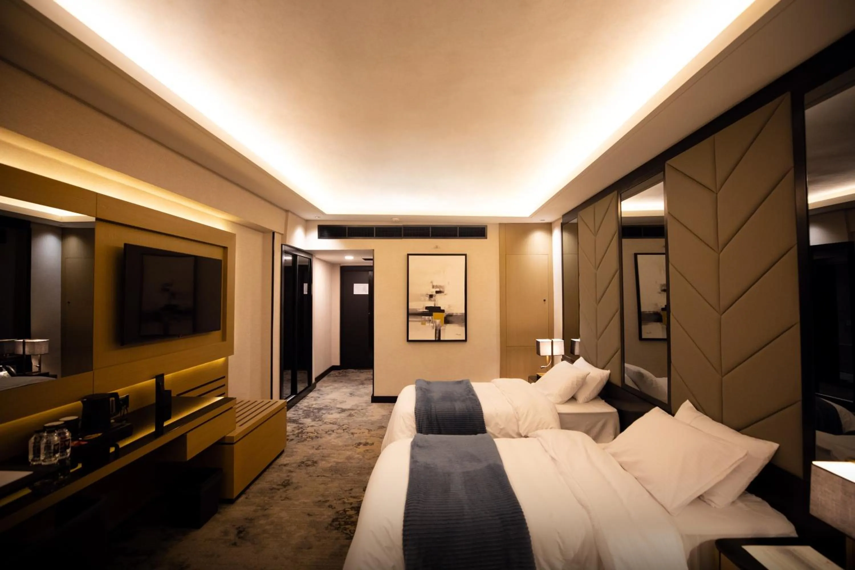Bed in The V Hotel