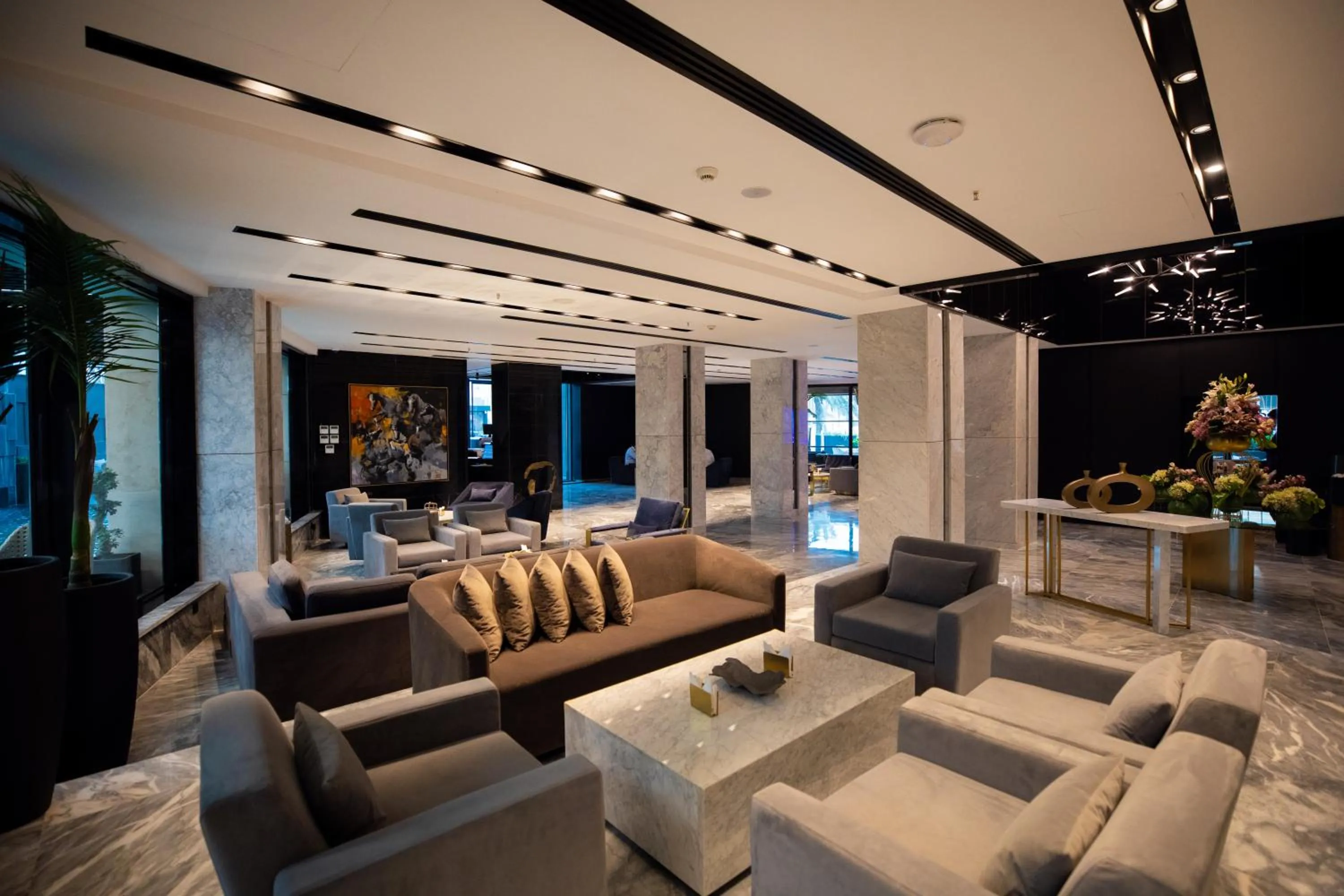 Lobby or reception in The V Hotel