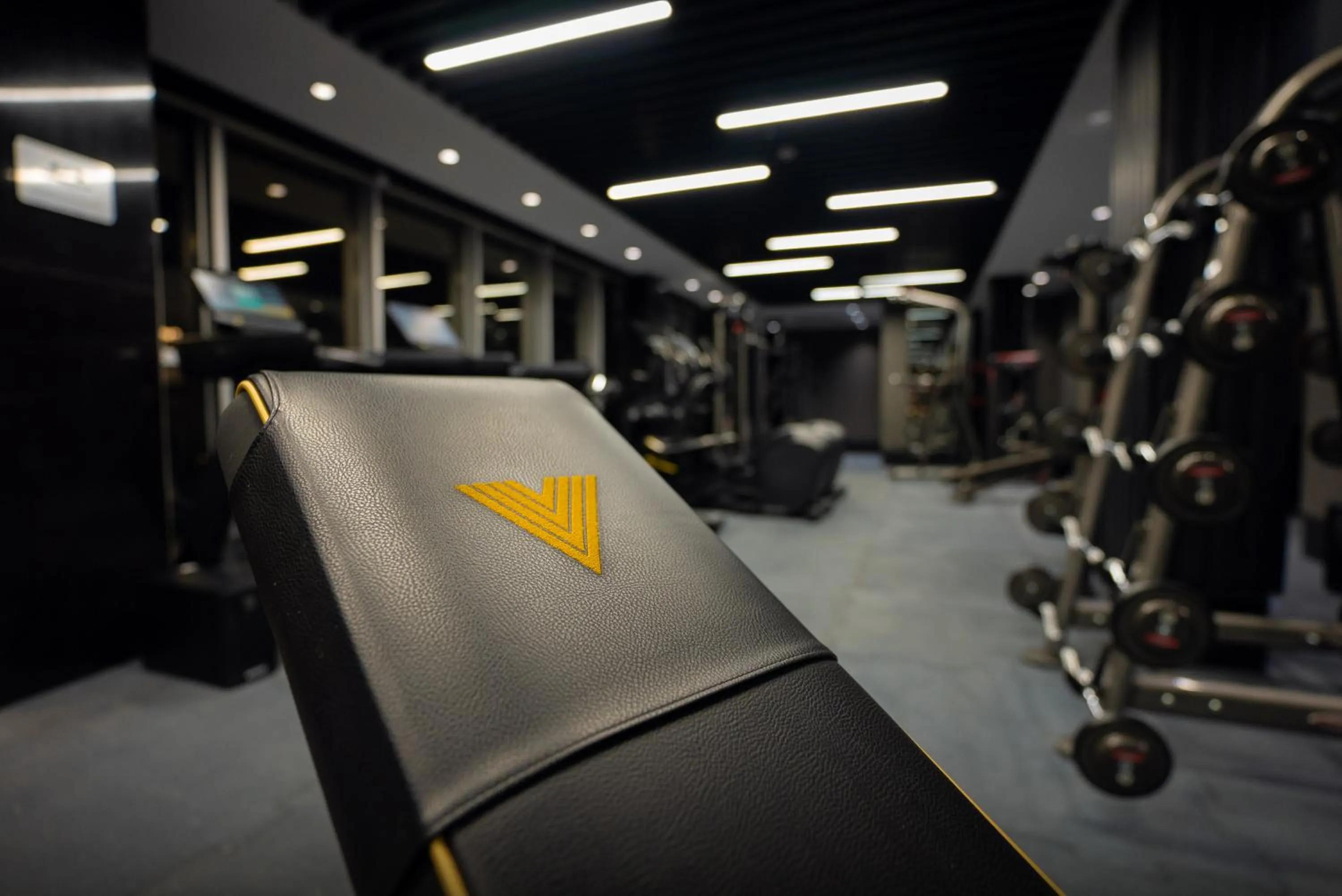 Fitness centre/facilities in The V Hotel