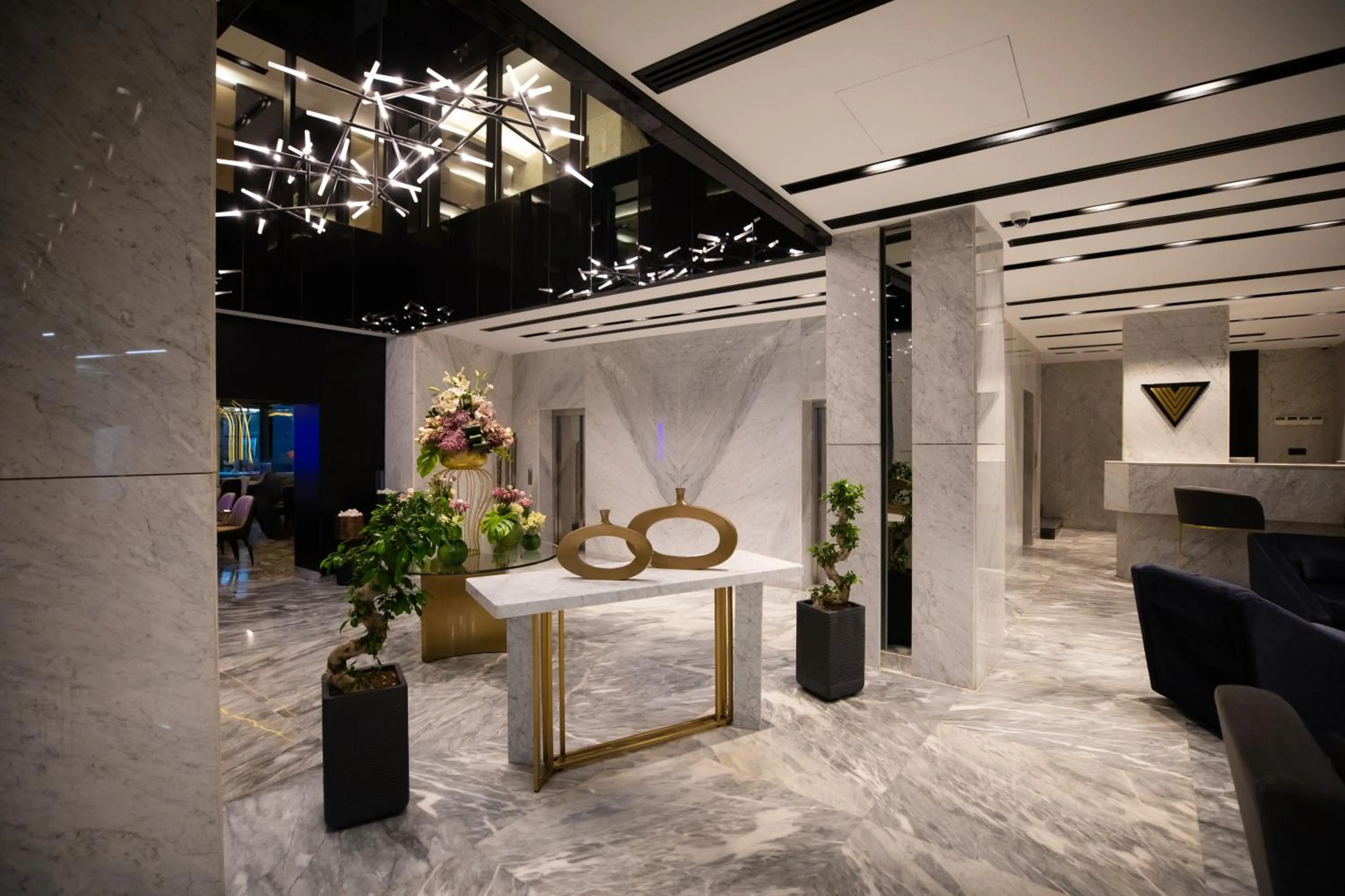 Lobby or reception in The V Hotel