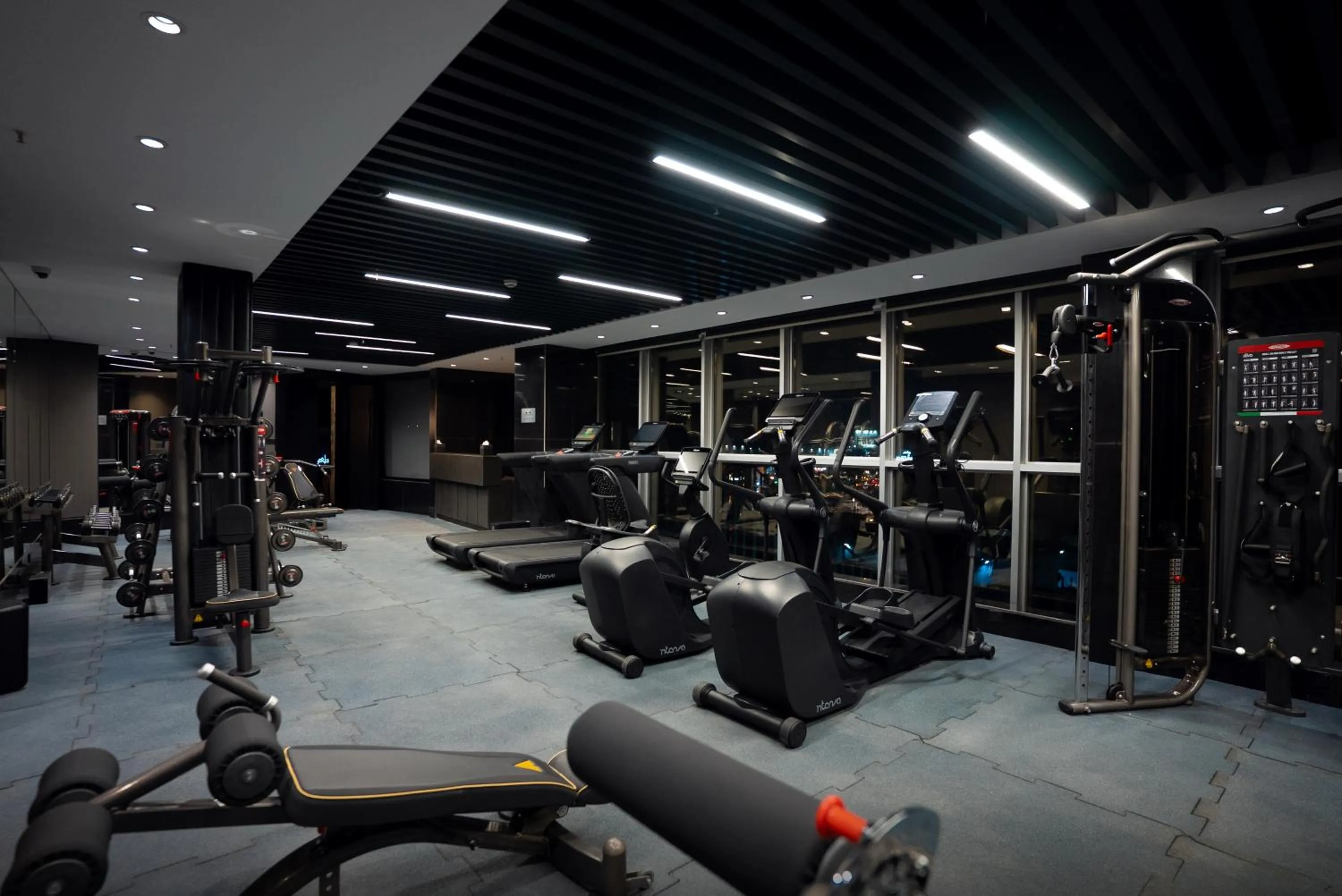 Fitness centre/facilities in The V Hotel