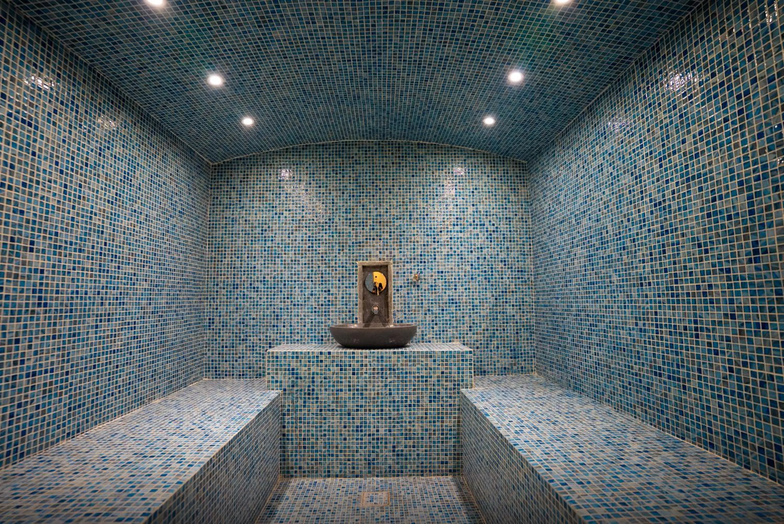 Steam room in The V Hotel