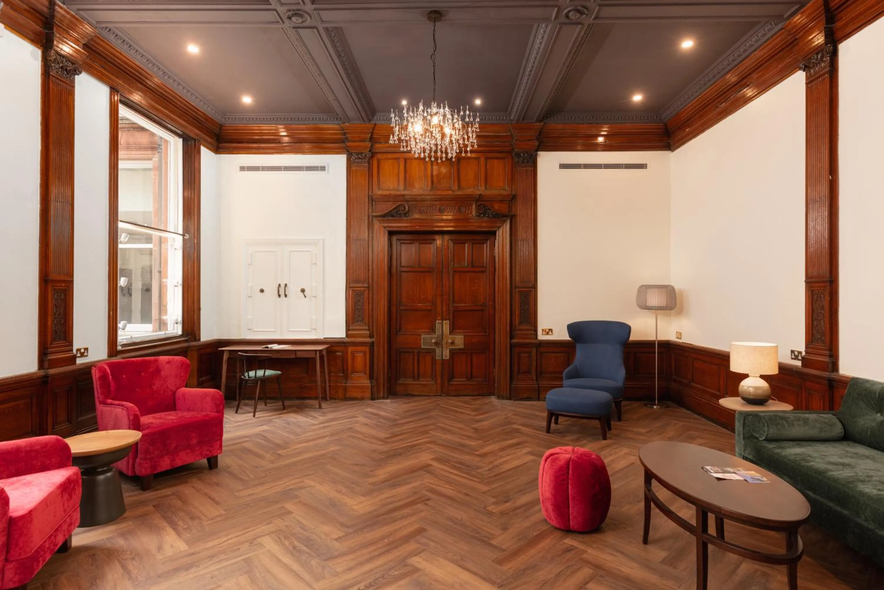 Seating area in Tune Hotel Liverpool