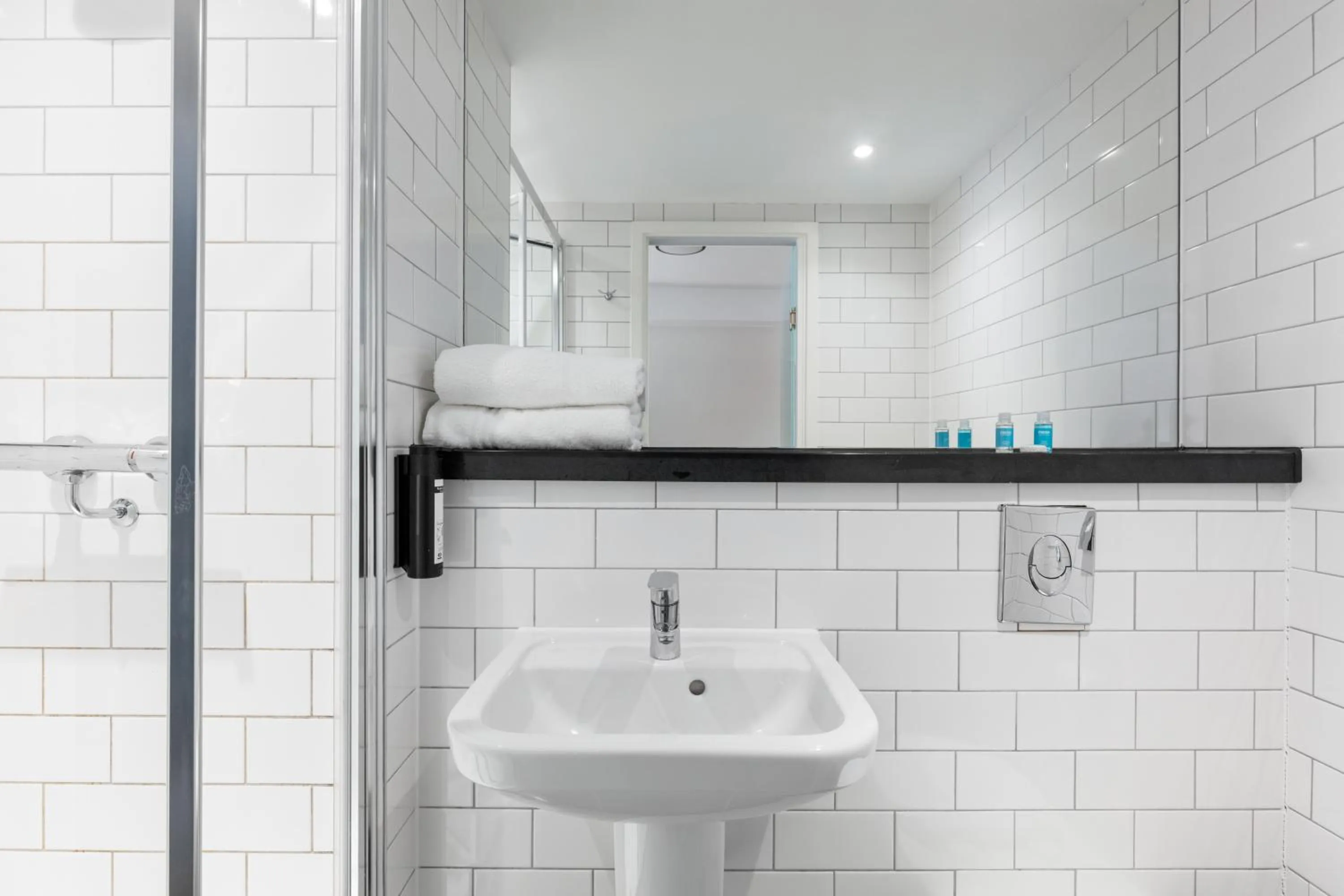 Bathroom in Tune Hotel Liverpool