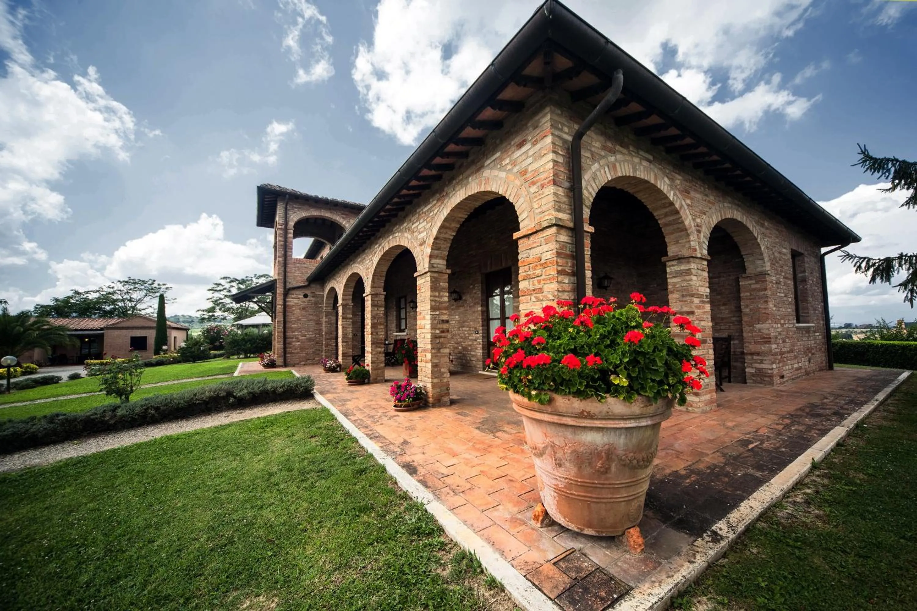 Property building in Agriturismo Sanguineto