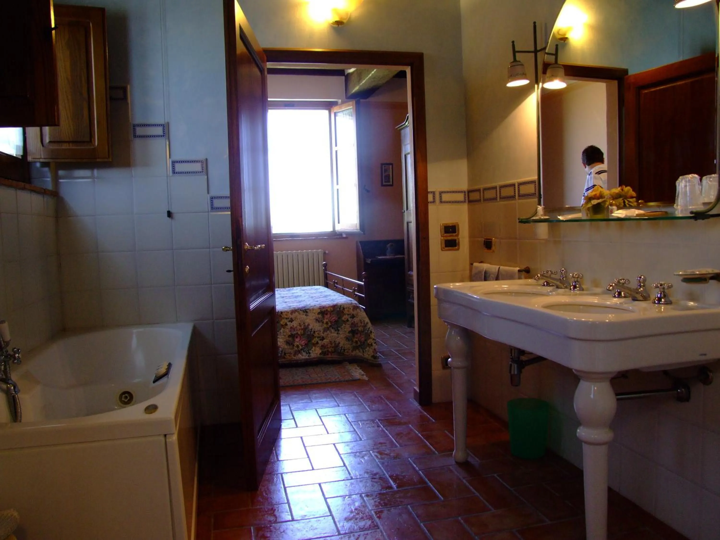 Bathroom in Agriturismo Sanguineto