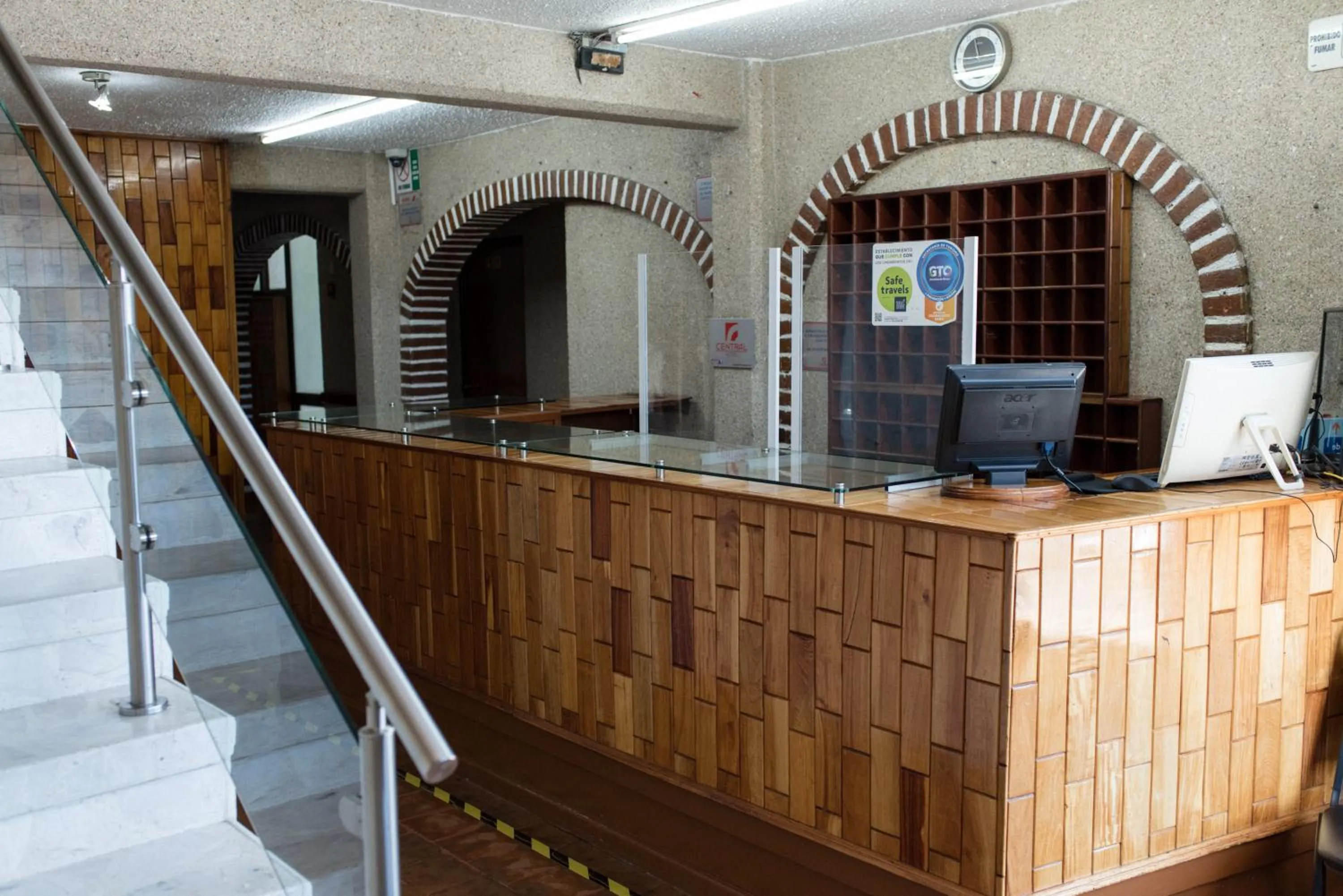 Lobby or reception in Hotel Central Irapuato - Hotel en Irapuato