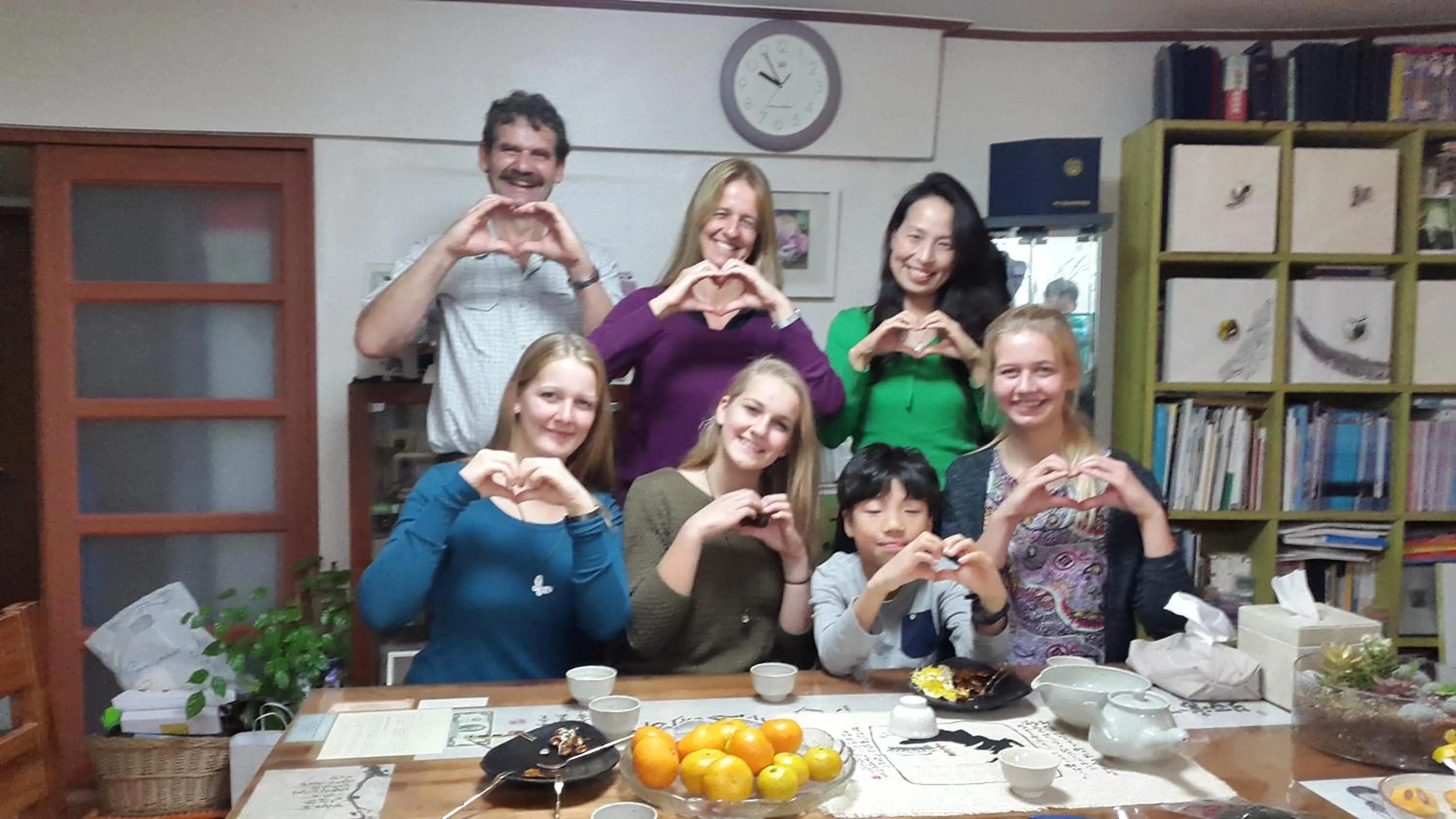 group of guests in Lydia Craft Guesthouse