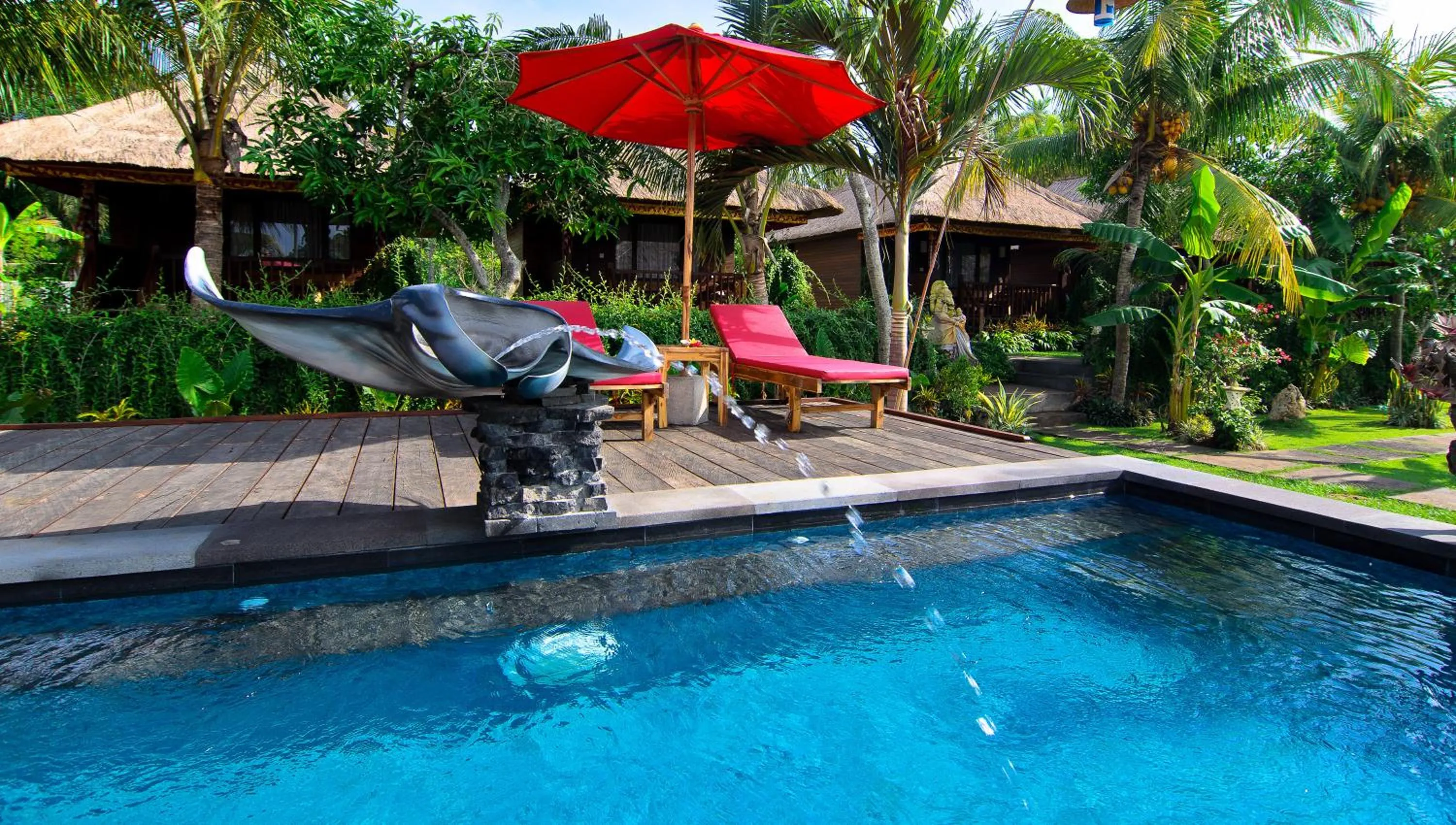Swimming pool in The Jingga Villas