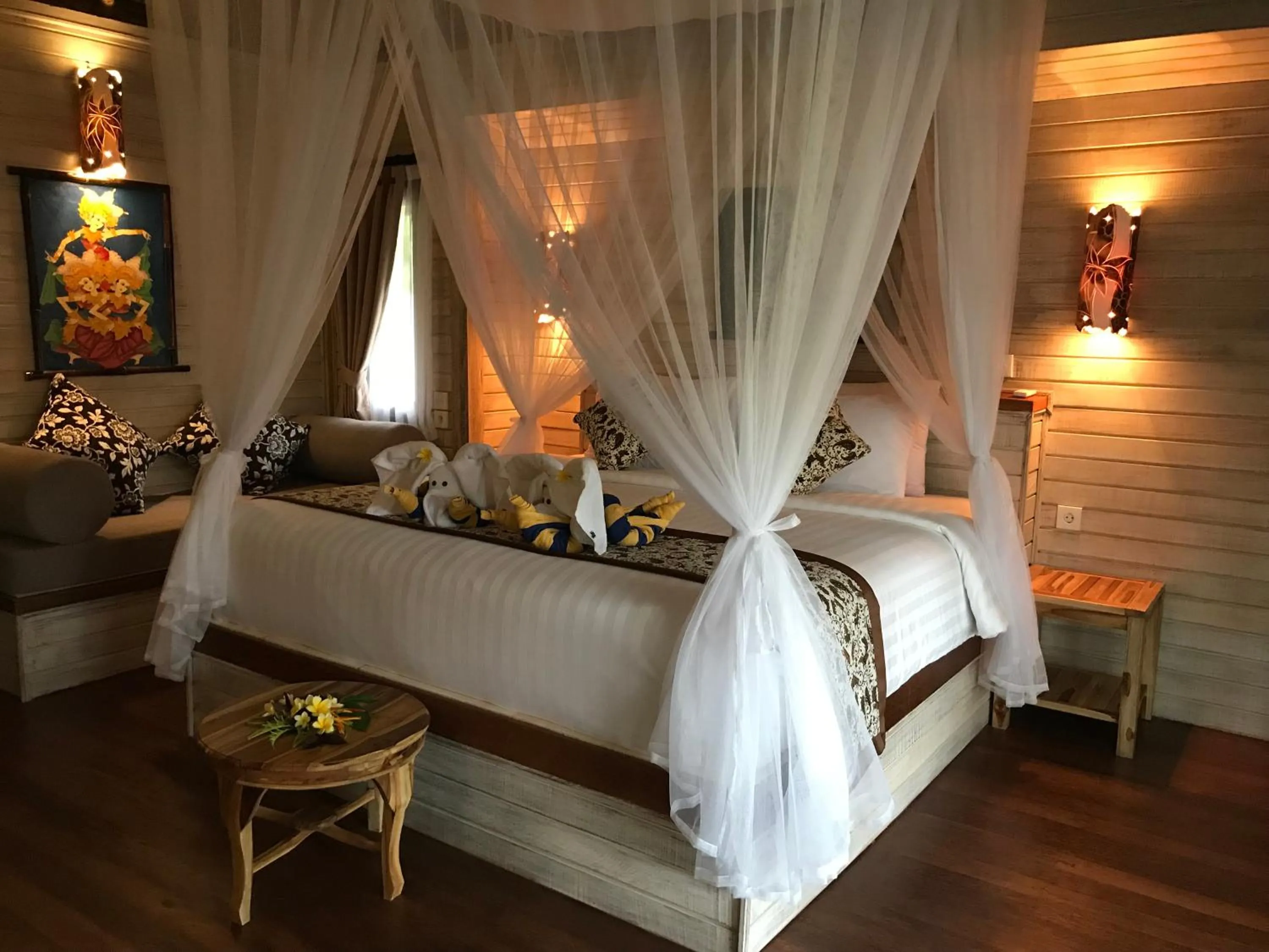 Bed in The Jingga Villas