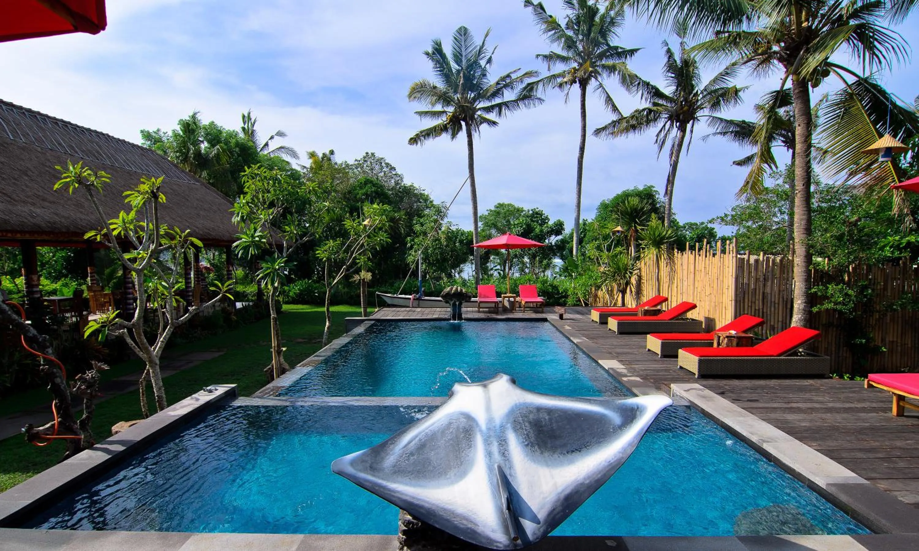 Swimming pool in The Jingga Villas