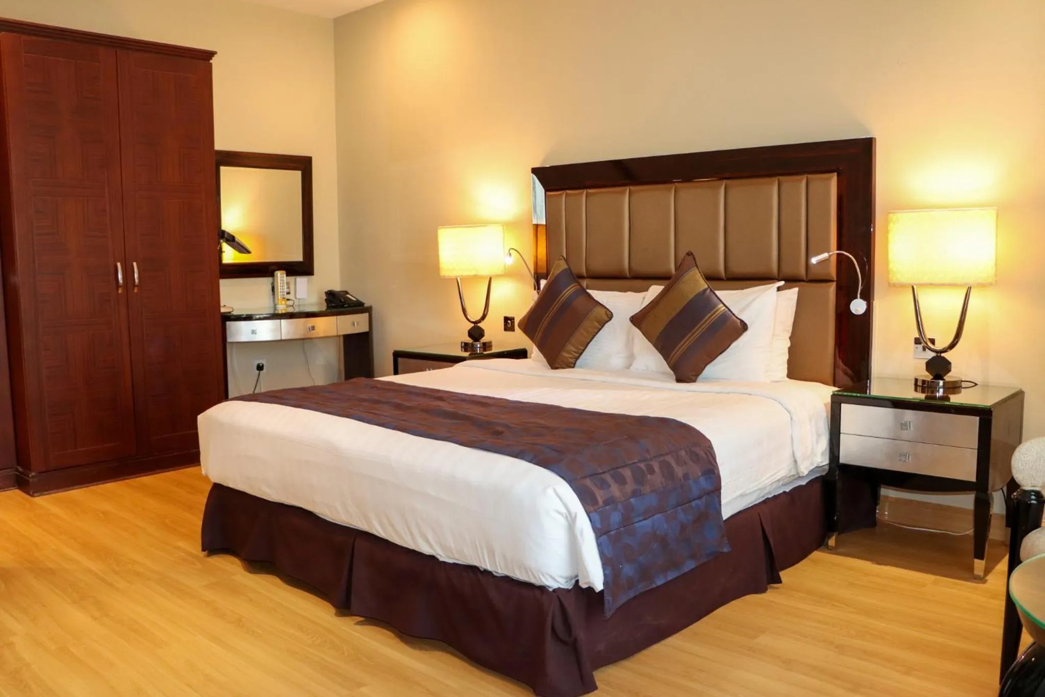 Bed in Premium Strato Hotel
