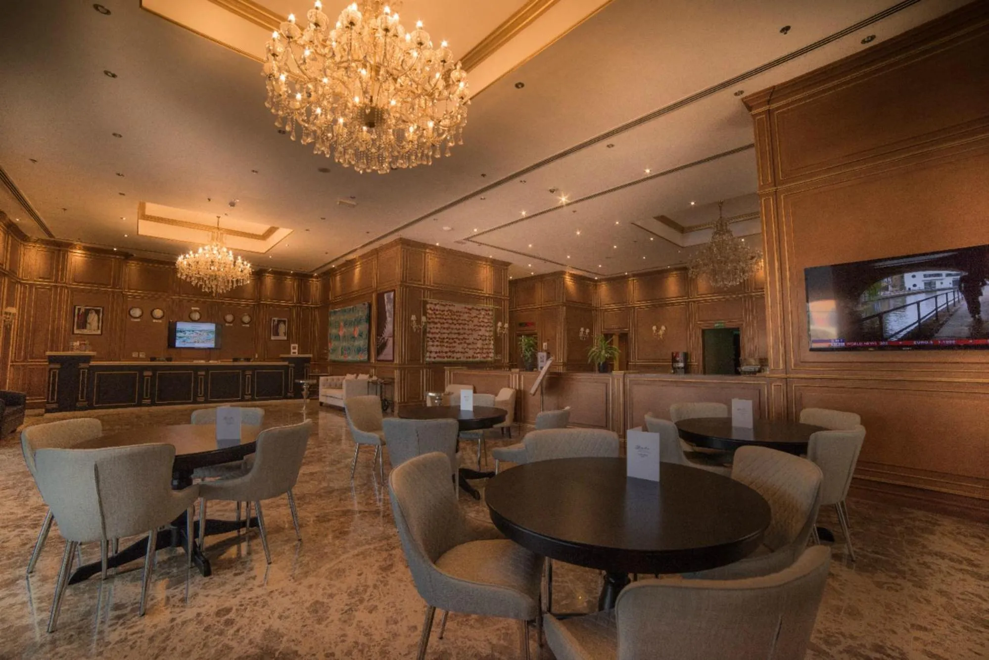 Communal lounge/ TV room in Premium Strato Hotel