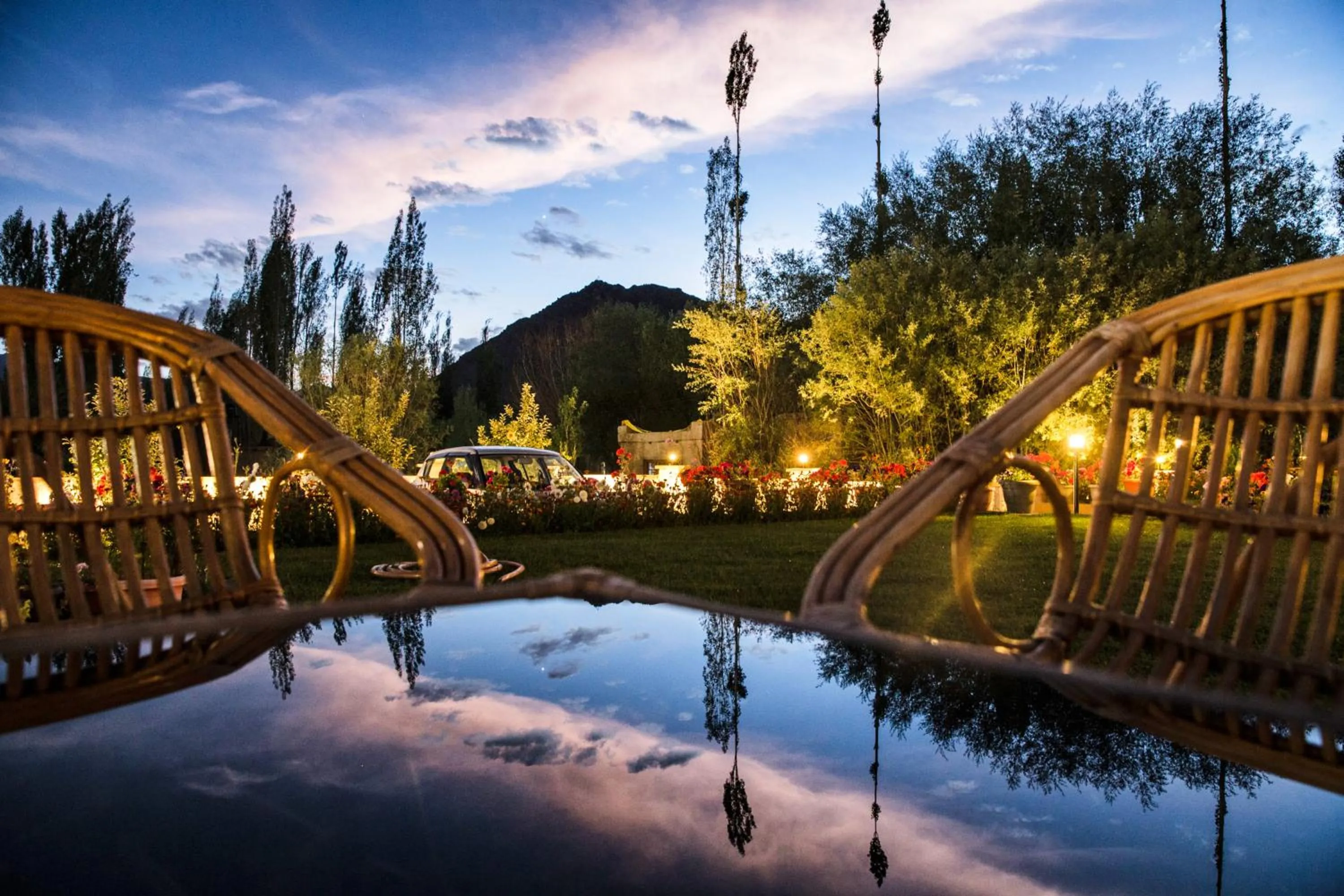 Garden view in The Saraha