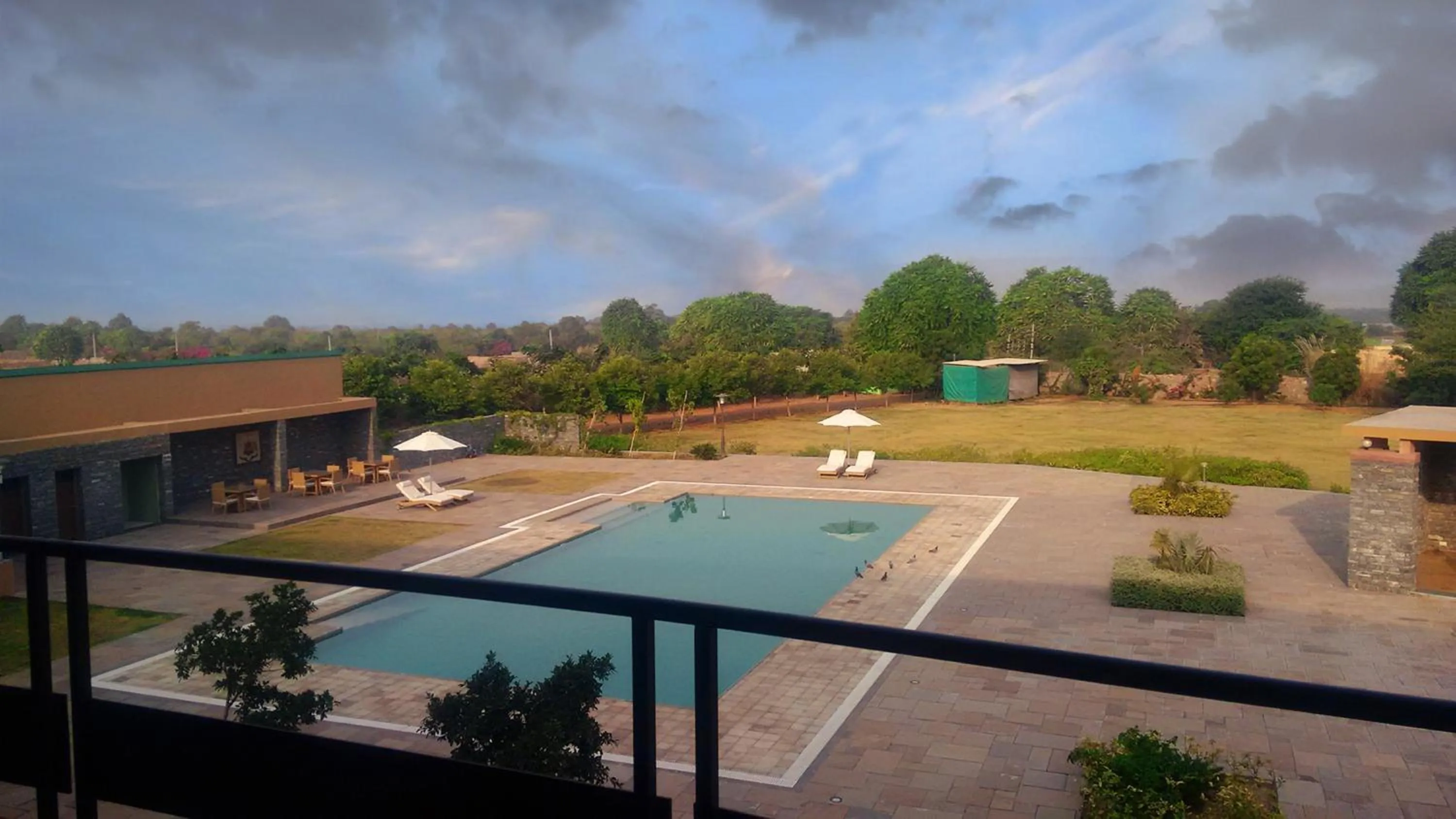 Pool view in Dera Masuda Luxury Resort