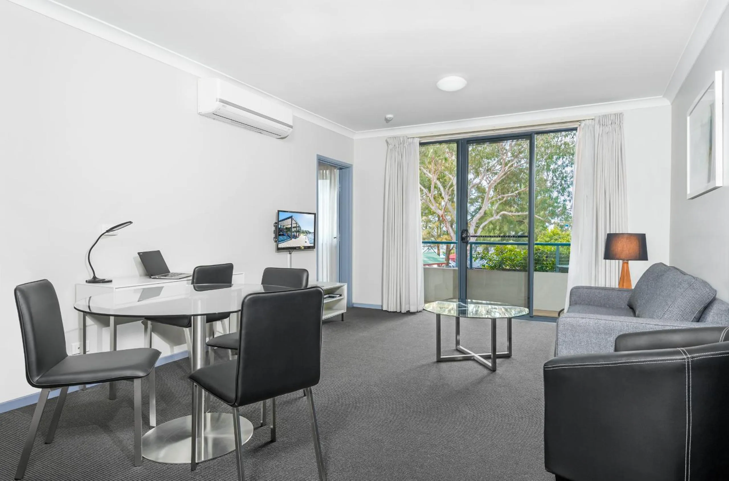 Living room in The Brighton Apartments