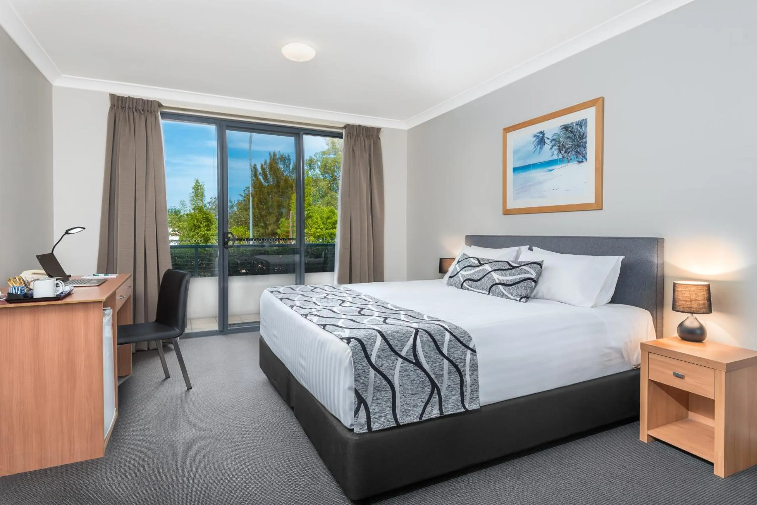 Bed in The Brighton Apartments