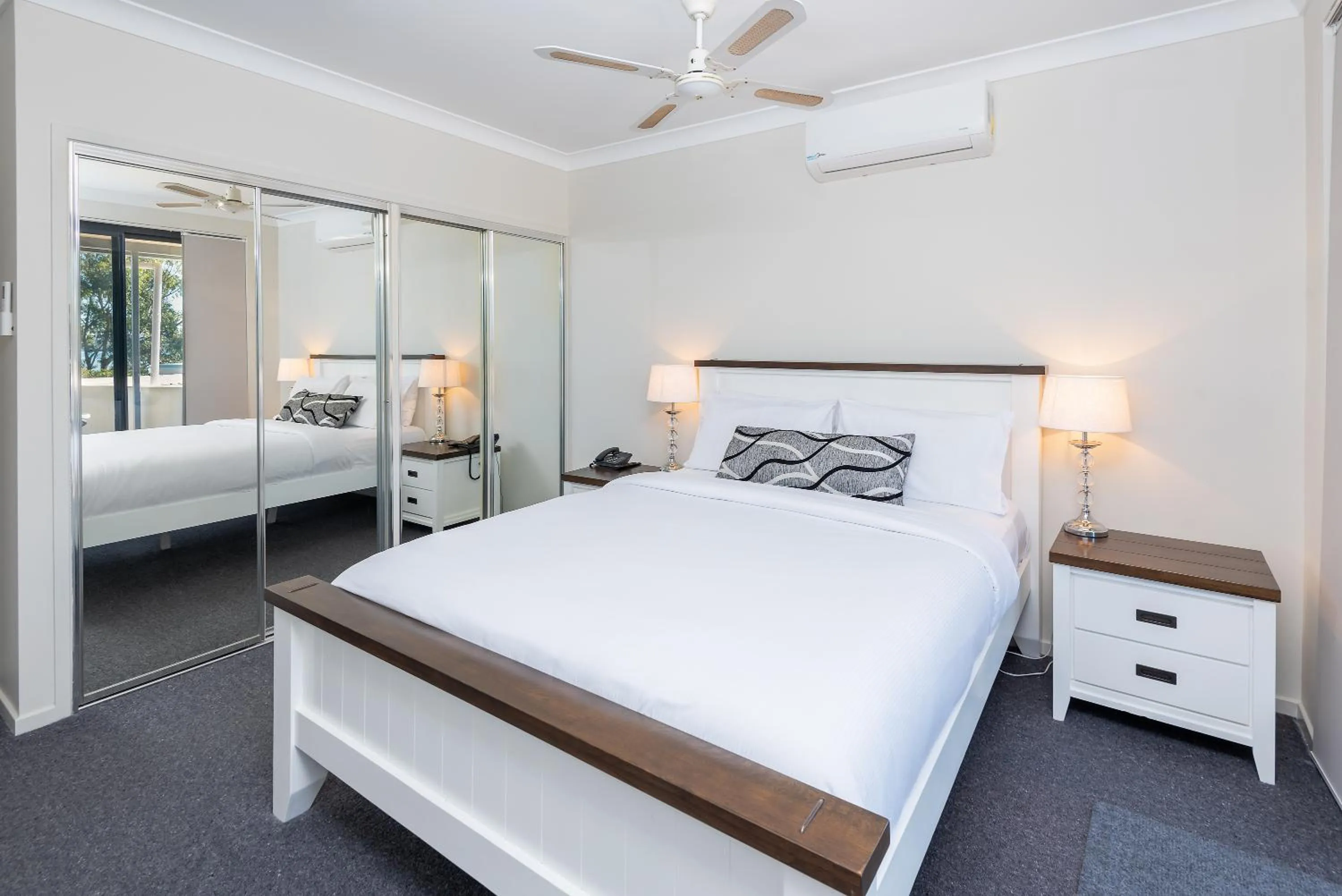 Bed in The Brighton Apartments