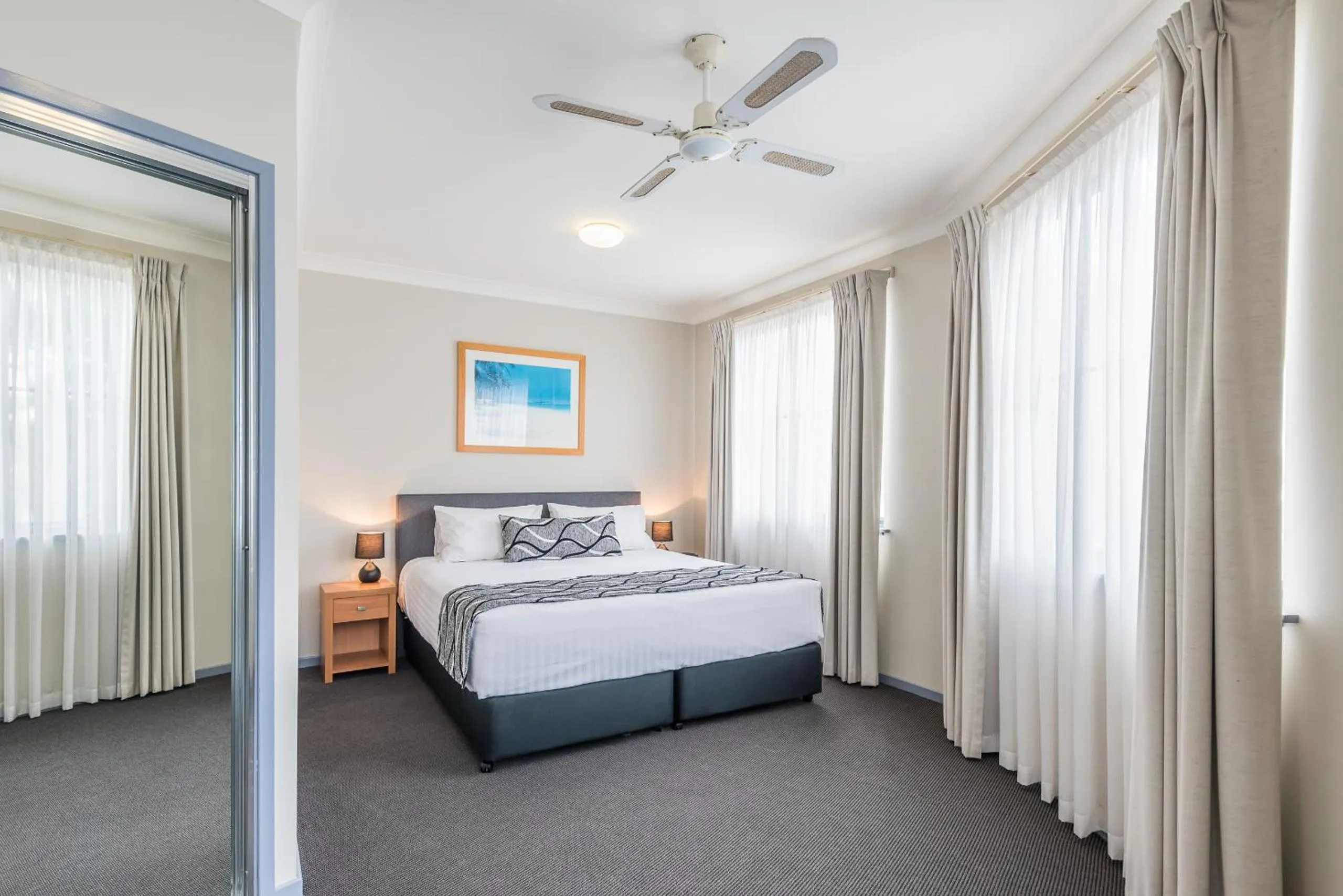 Bed in The Brighton Apartments