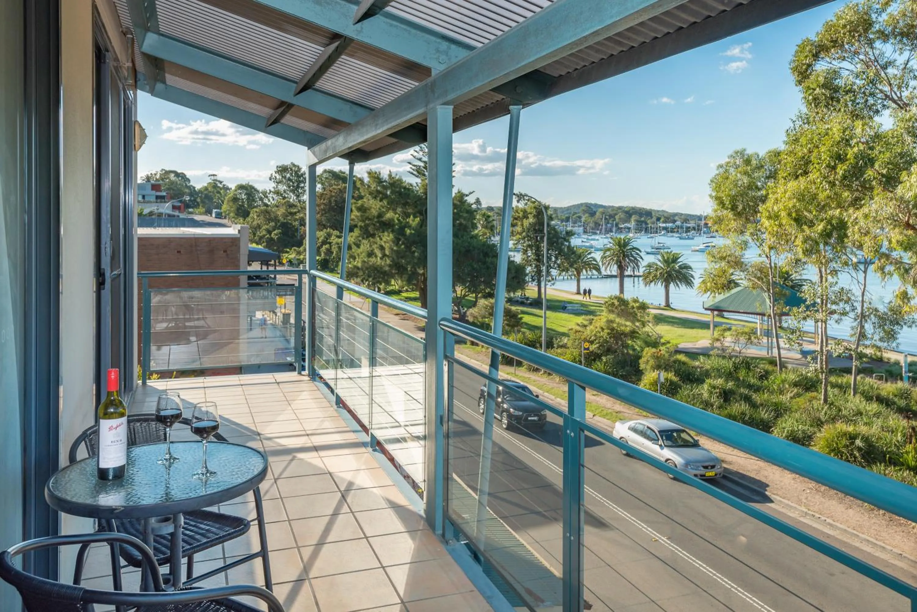 Patio in The Brighton Apartments