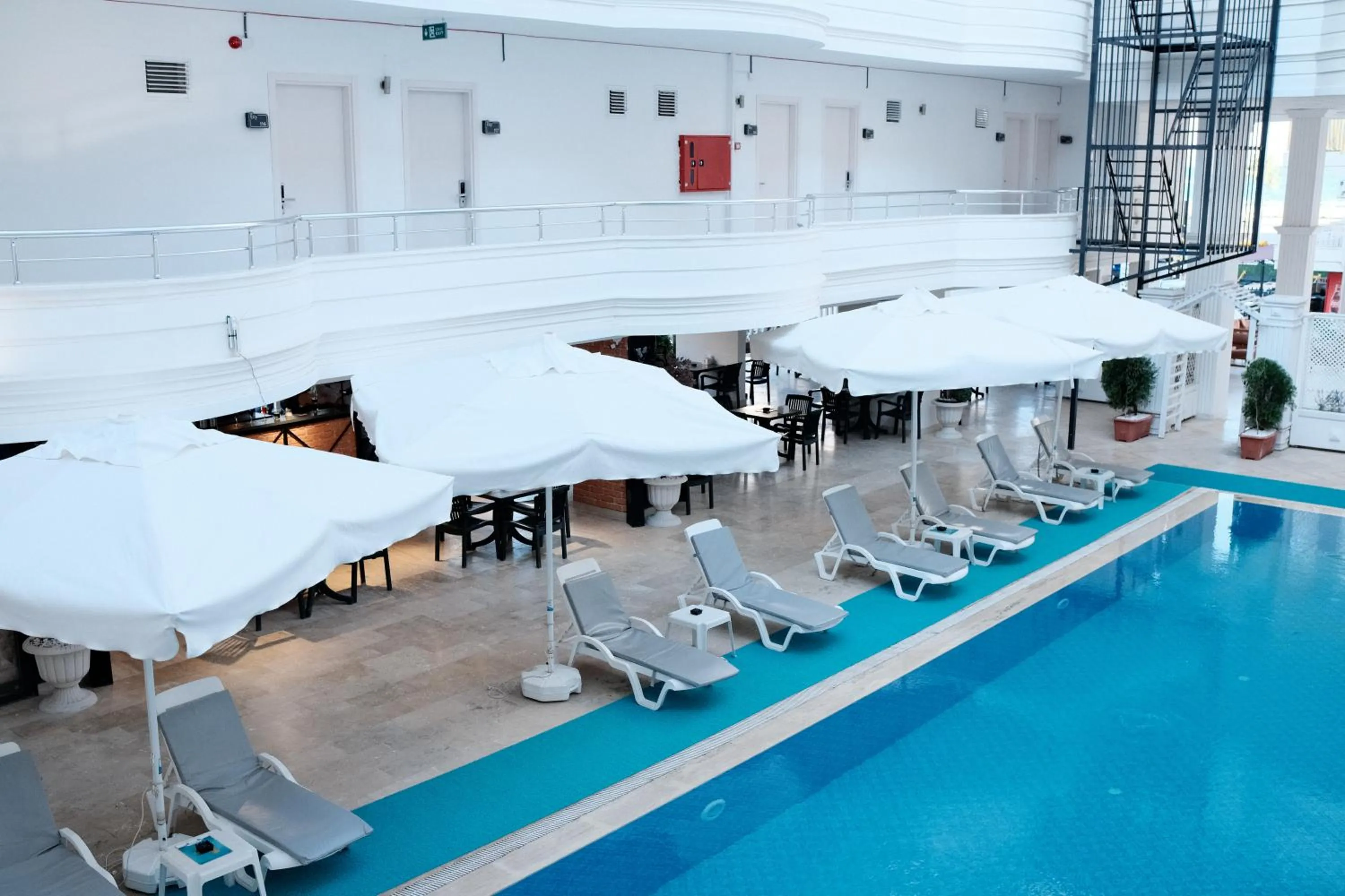 Inner courtyard view in Club Efes Otel