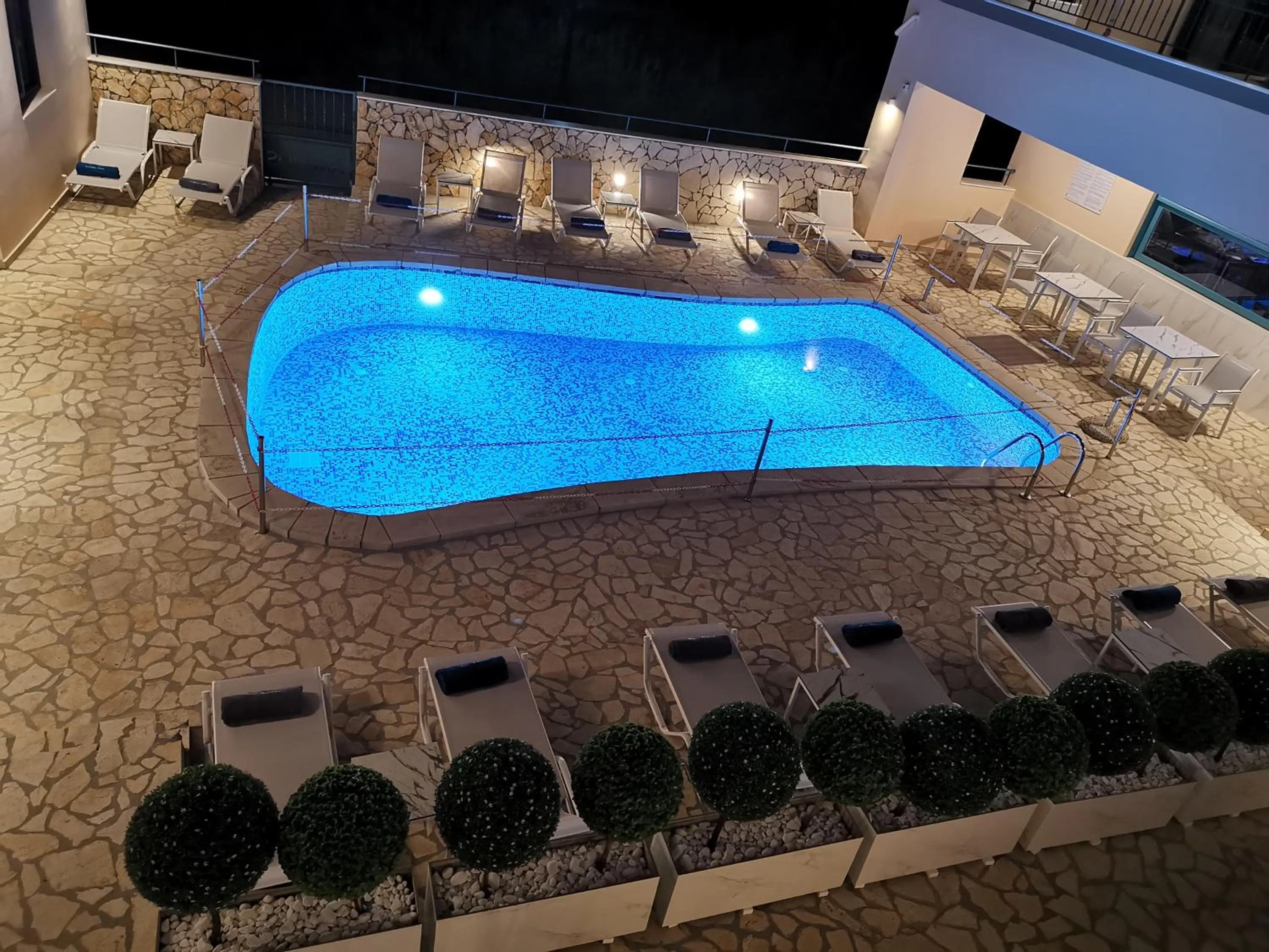 Swimming pool in Anemos Villas
