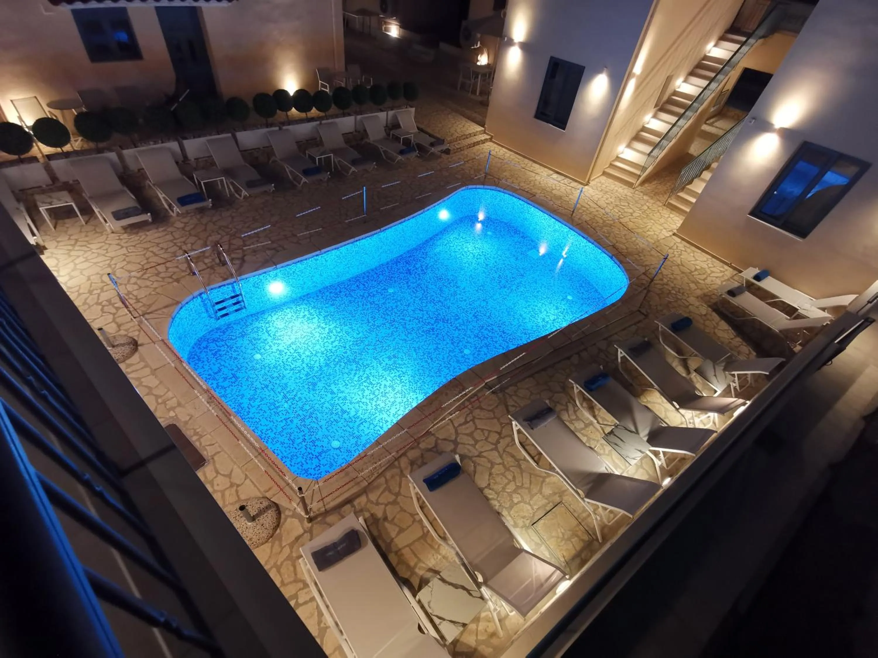 Swimming pool in Anemos Villas