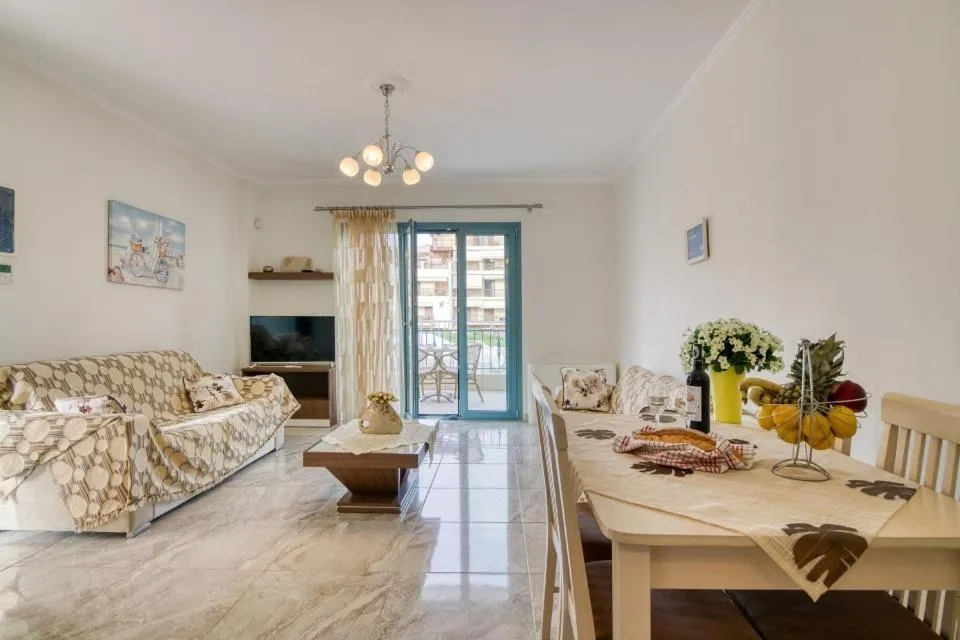 Living room in Anemos Villas