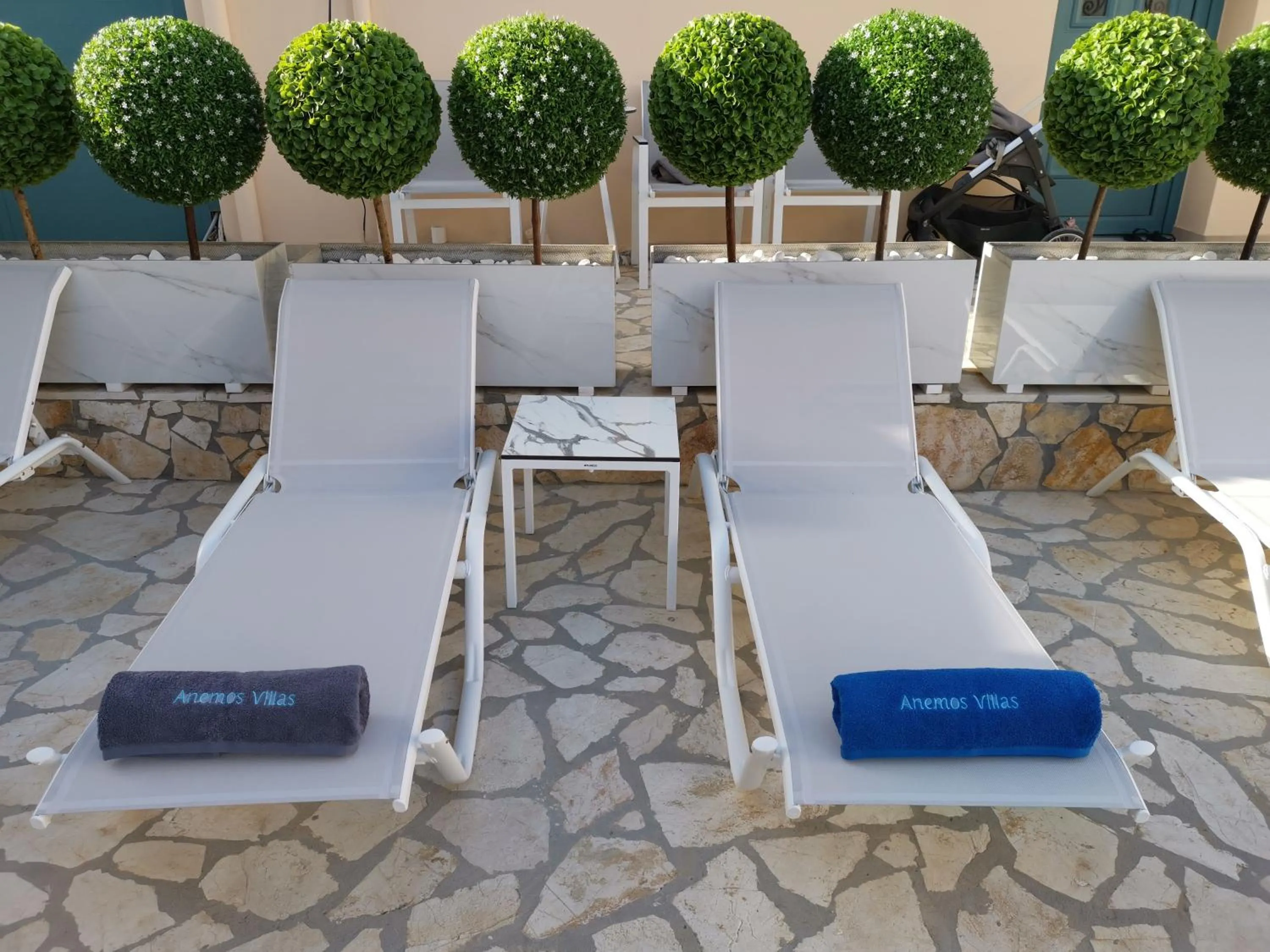 Swimming pool in Anemos Villas