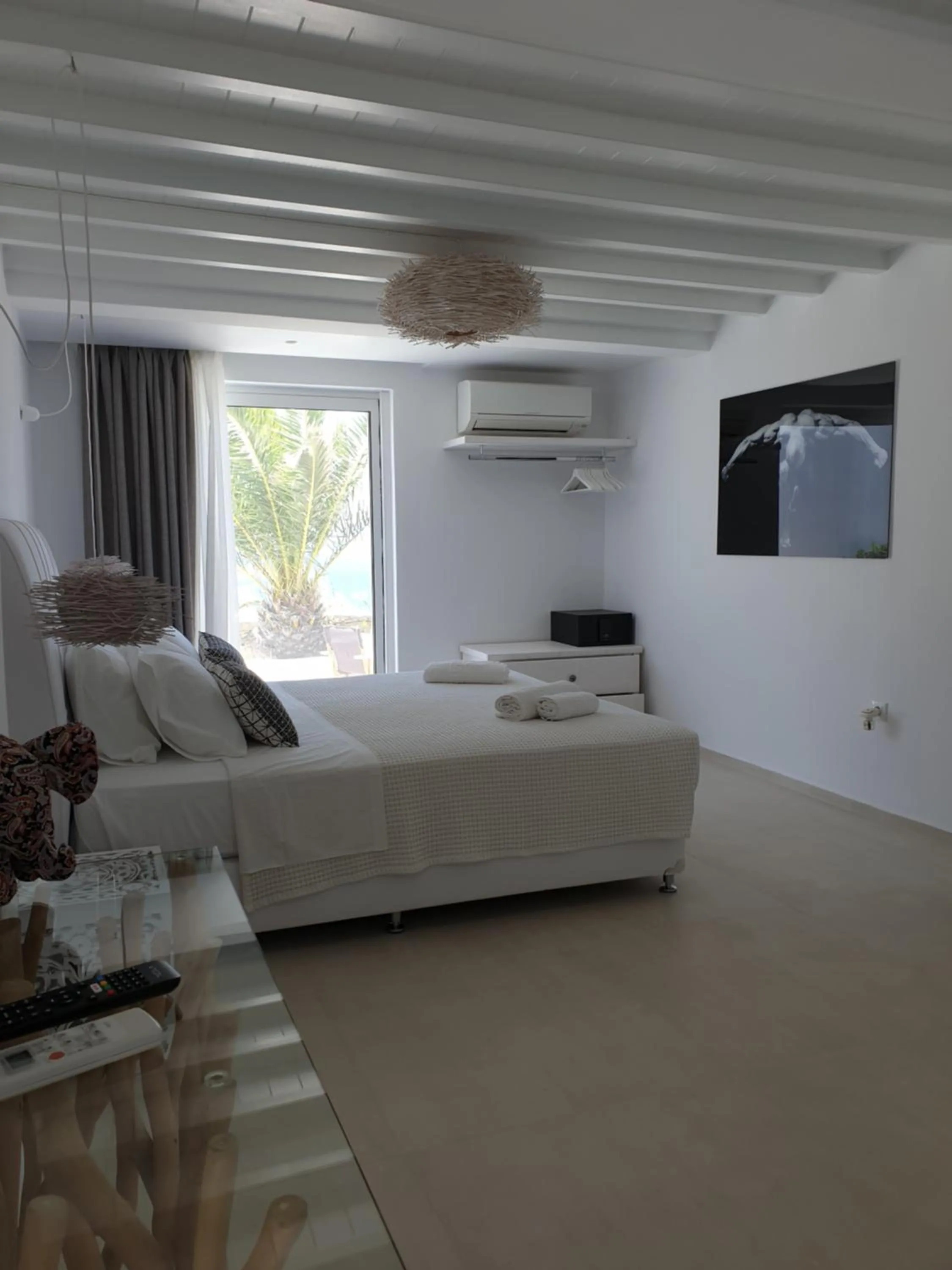 Bed in Bellou Suites