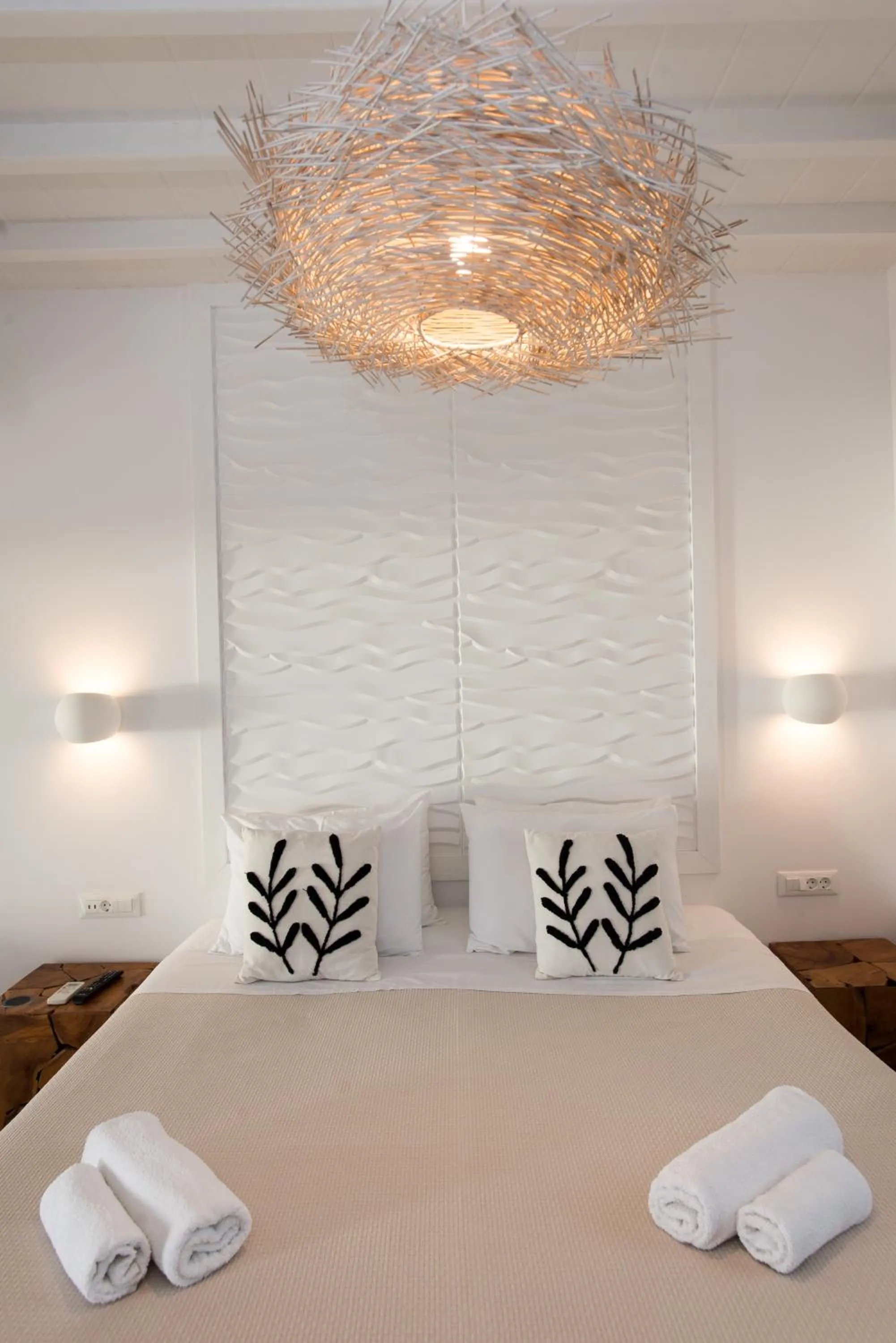 Bed in Bellou Suites