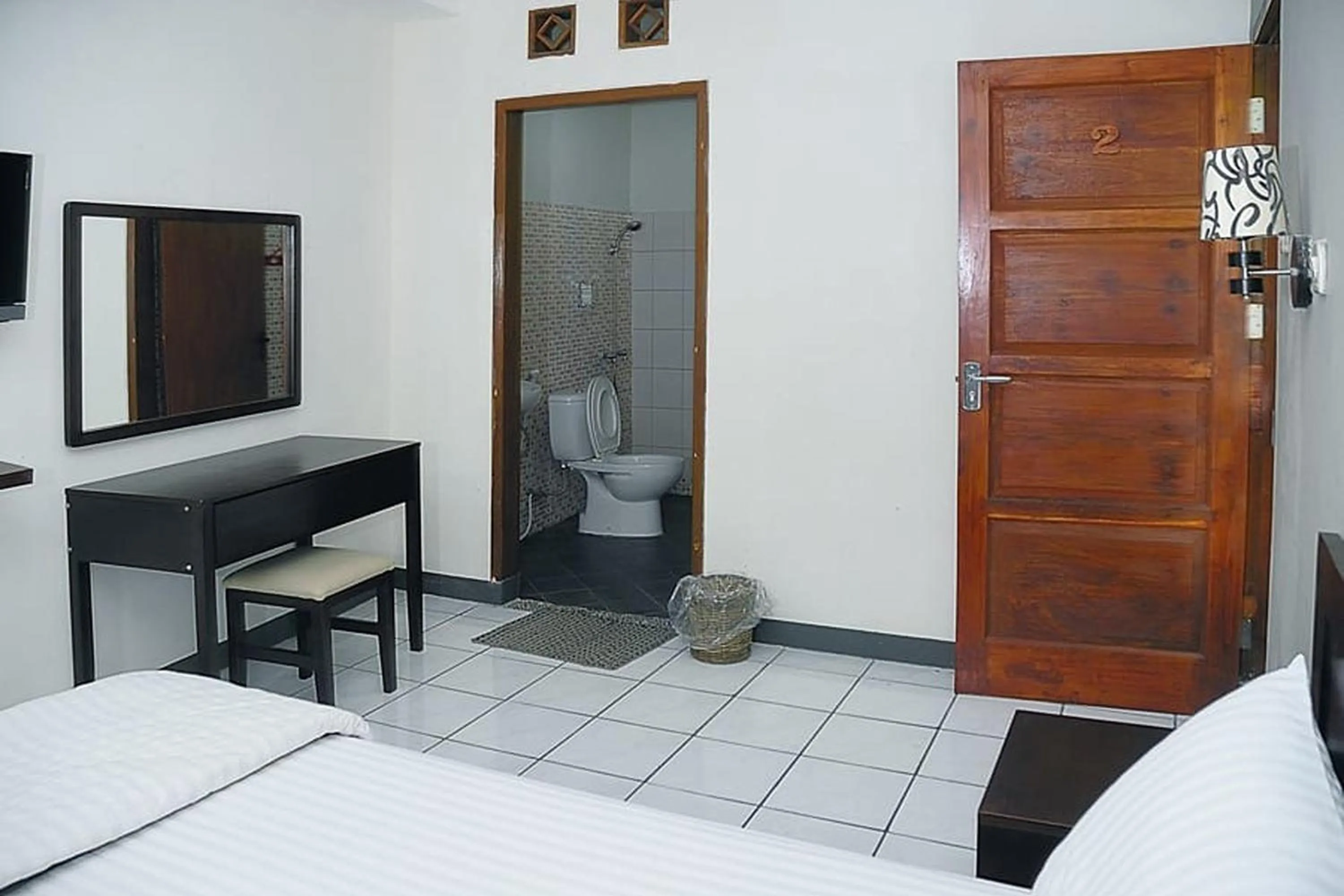 Bathroom, Bed in Hazel House Bandung
