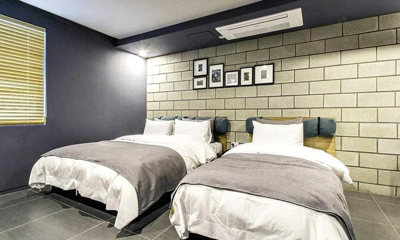 Bed in Gimhae Browndot Hotel Waterpark