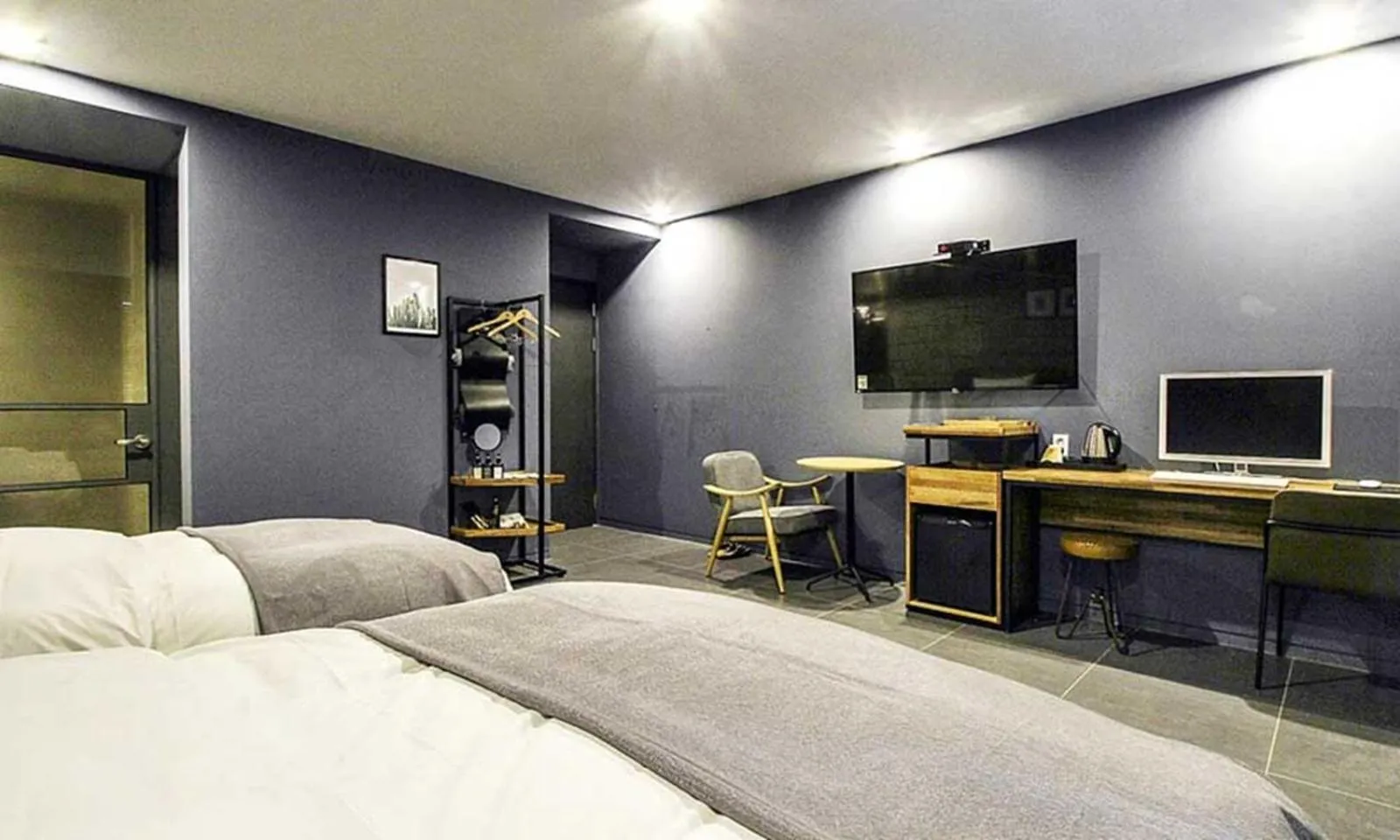 Bed in Gimhae Browndot Hotel Waterpark