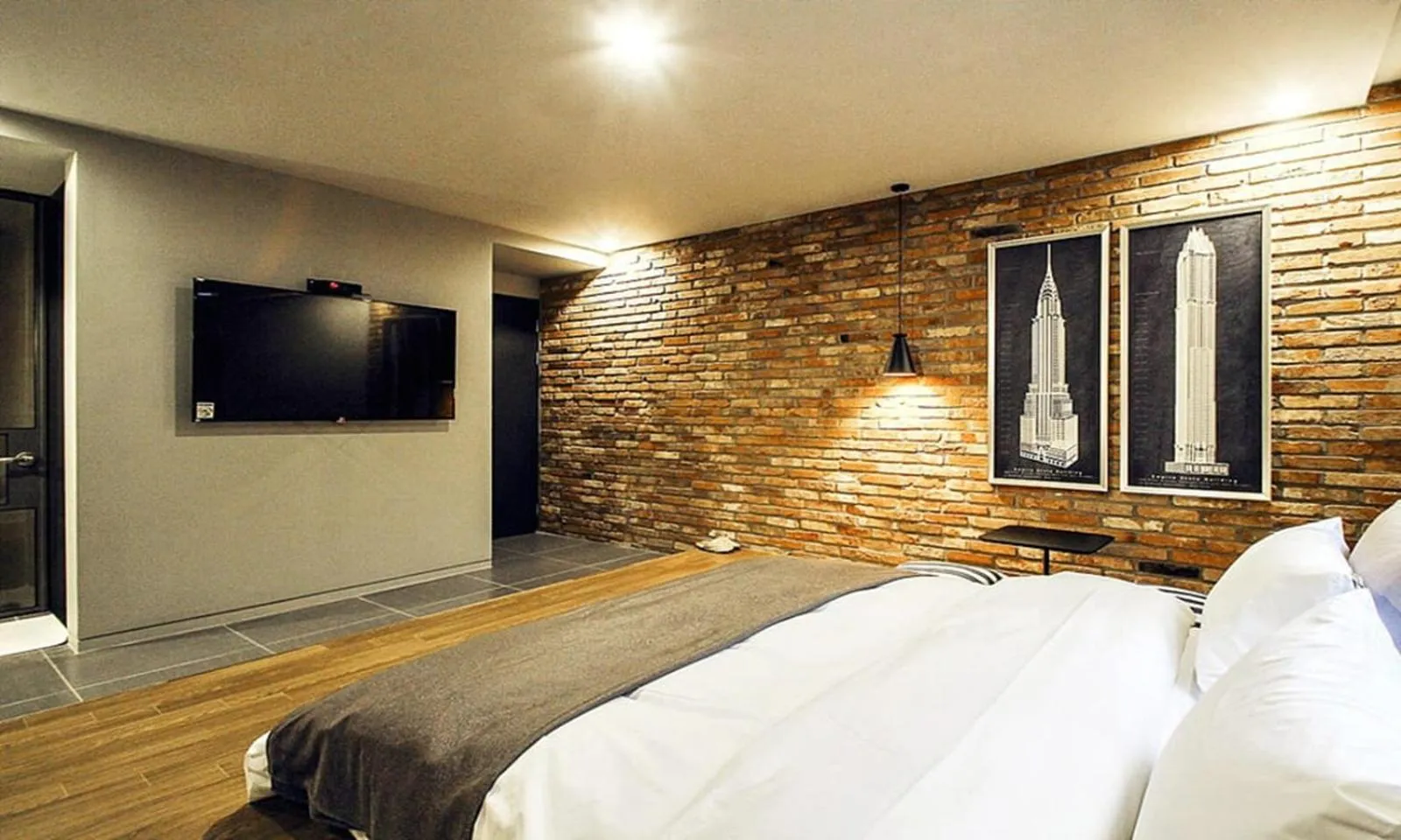 Bed in Gimhae Browndot Hotel Waterpark