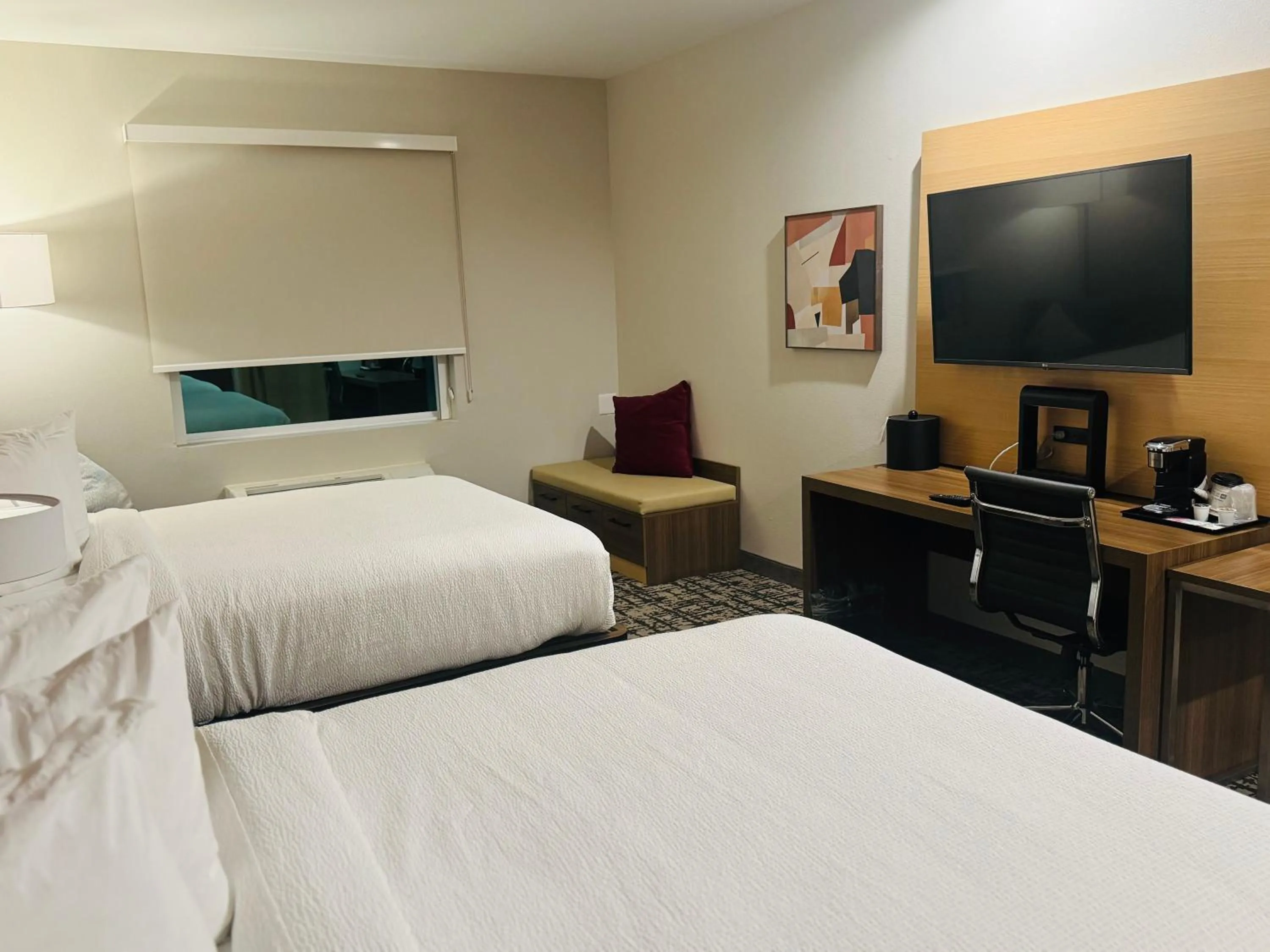 TV and multimedia, Bed in Best Western Plus Pearland/Houston Medical Center Hotel