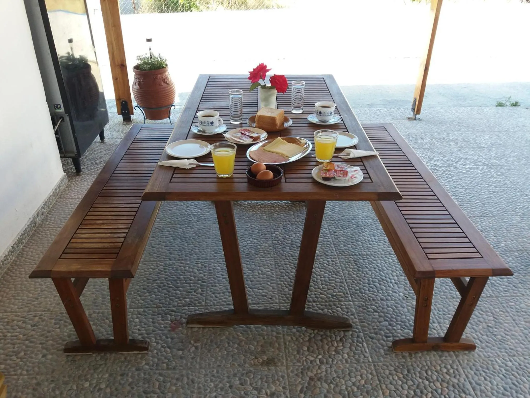 Breakfast in Anastasia Studios, Apartments & Suites