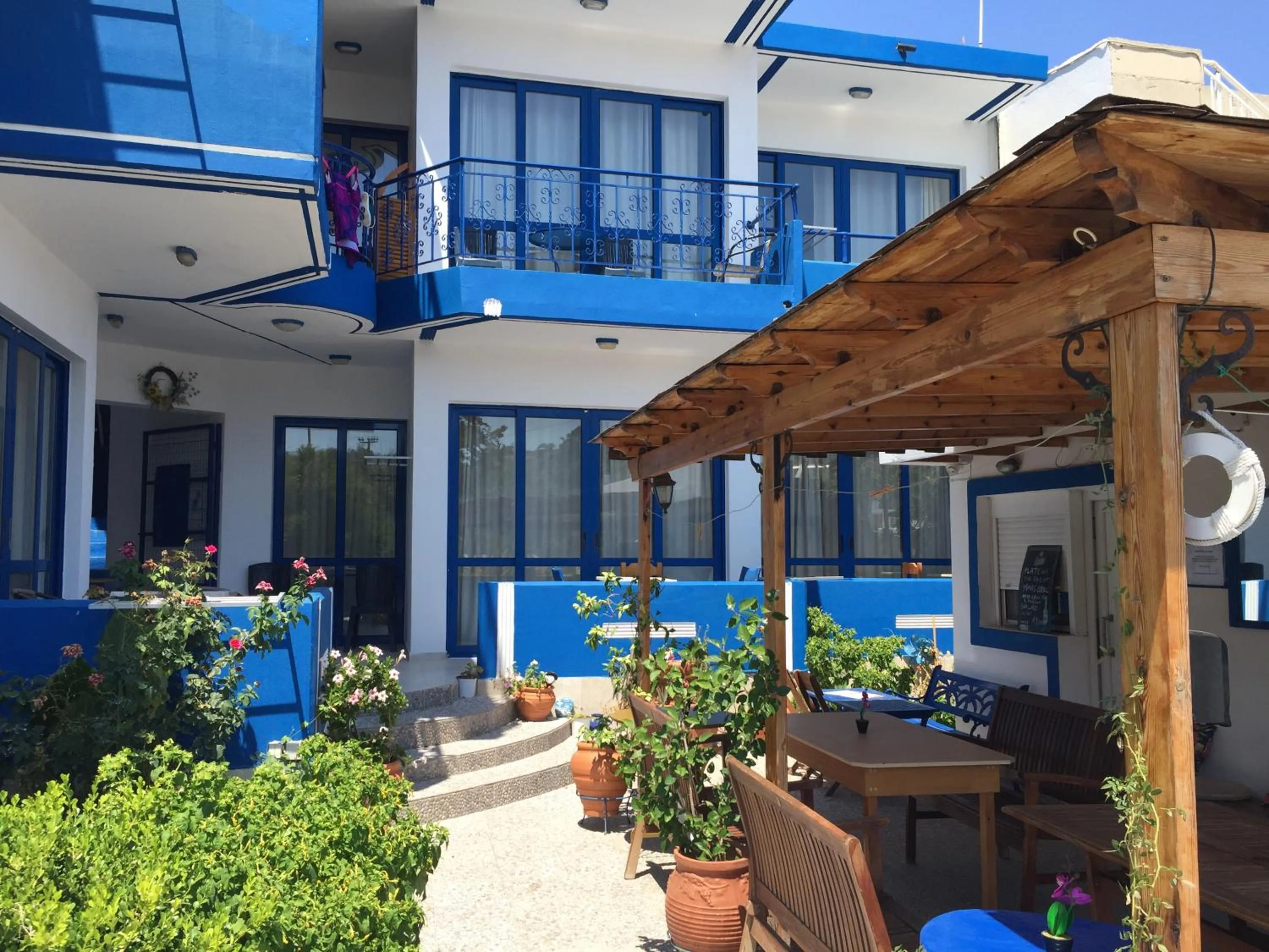 Patio in Anastasia Studios, Apartments & Suites