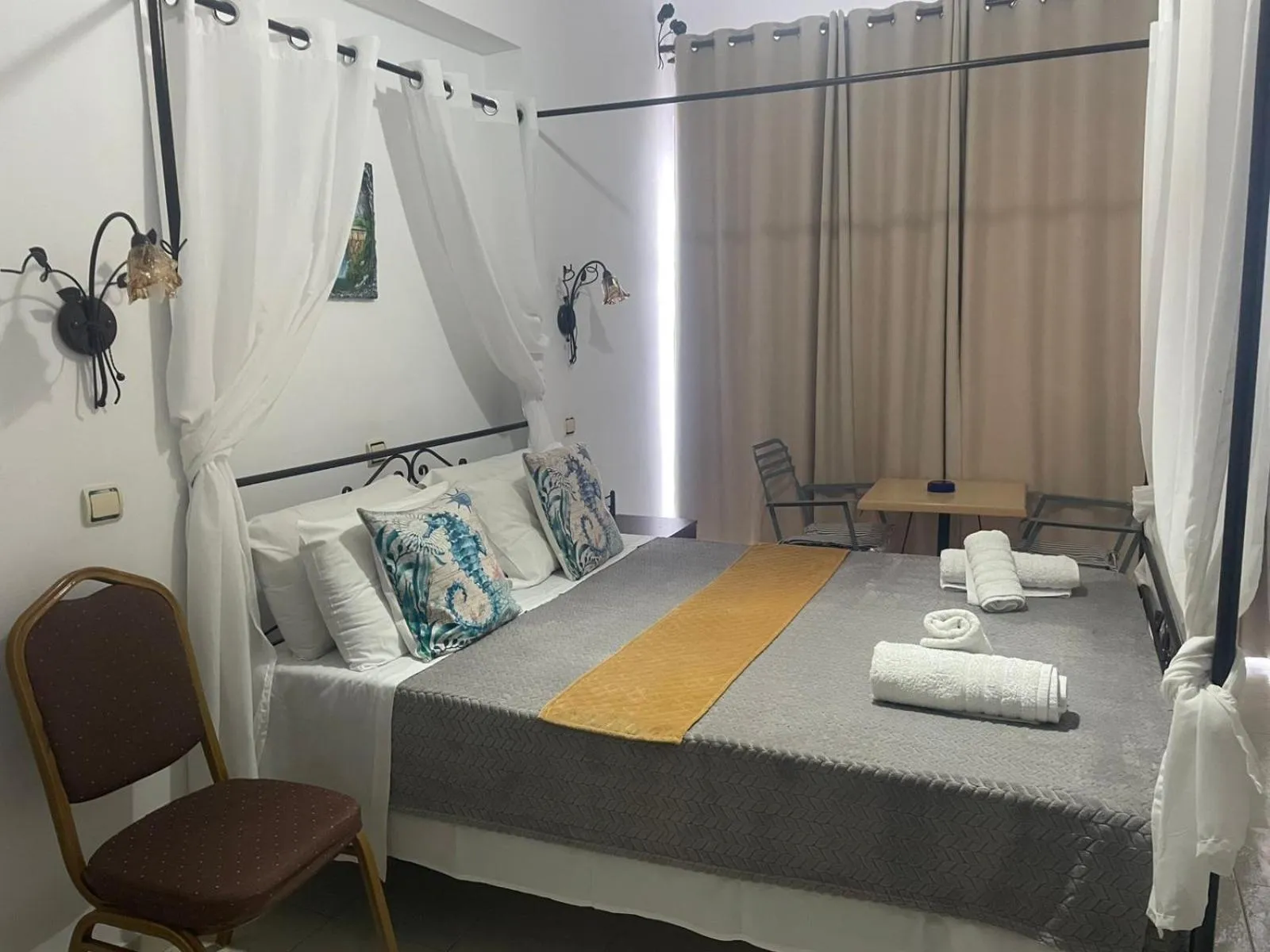 Bedroom in Anastasia Studios, Apartments & Suites